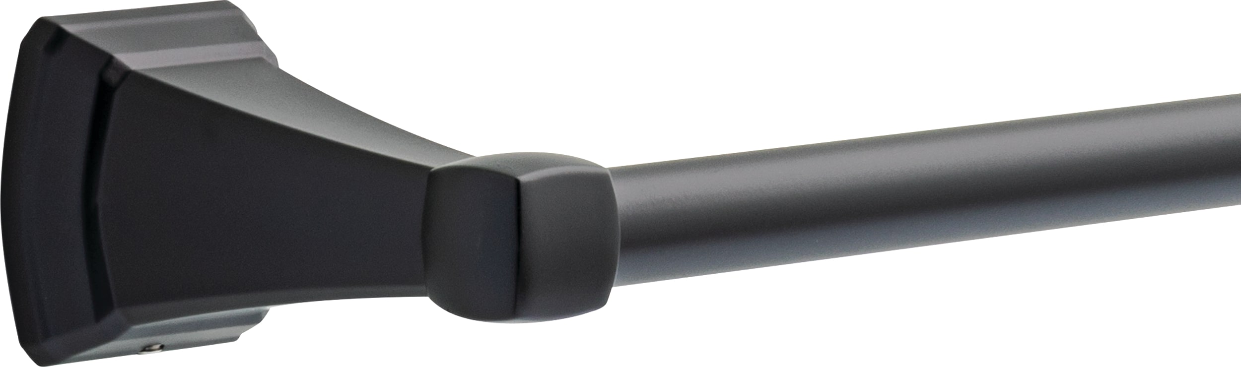 Juego de accesorios de baño decorativos en negro mate Delta Flynn de 3 piezas: Barra para toallas, Portarrollos de papel higiénico, Anillo para toallas incluidos FLY63-MB