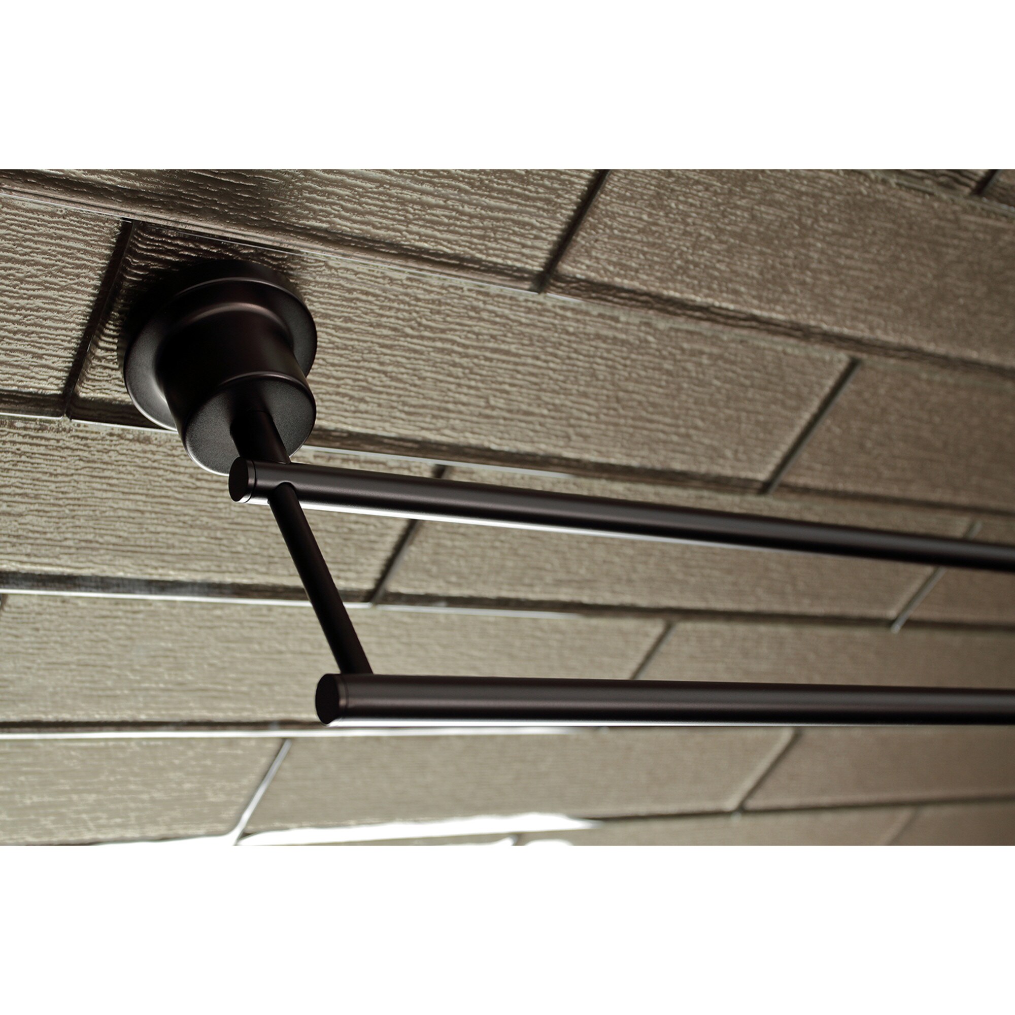 Juego de Accesorios Decorativos para Baño en Bronce Aceitado de 5 Piezas Kingston Brass Concord que Incluye Barra de Toallas, Portarrollos de Papel, Argolla para Toallas y Gancho para Batas