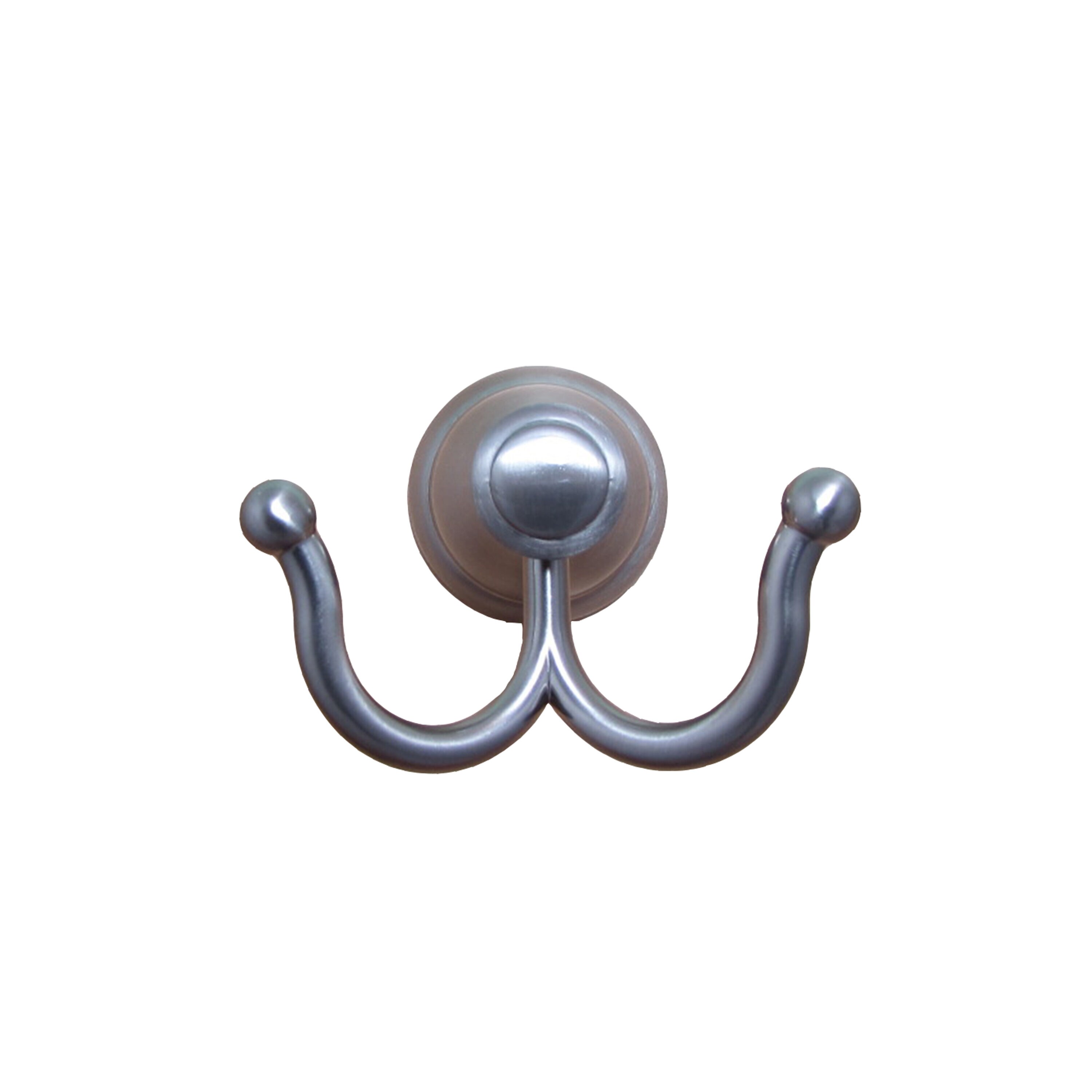 Juego de accesorios decorativos para baño de níquel cepillado de 4 piezas ARISTA Castilla: Barra de toallas, portarrollos, argolla de toallas y gancho para batas incluidos 5902-4SET-BN