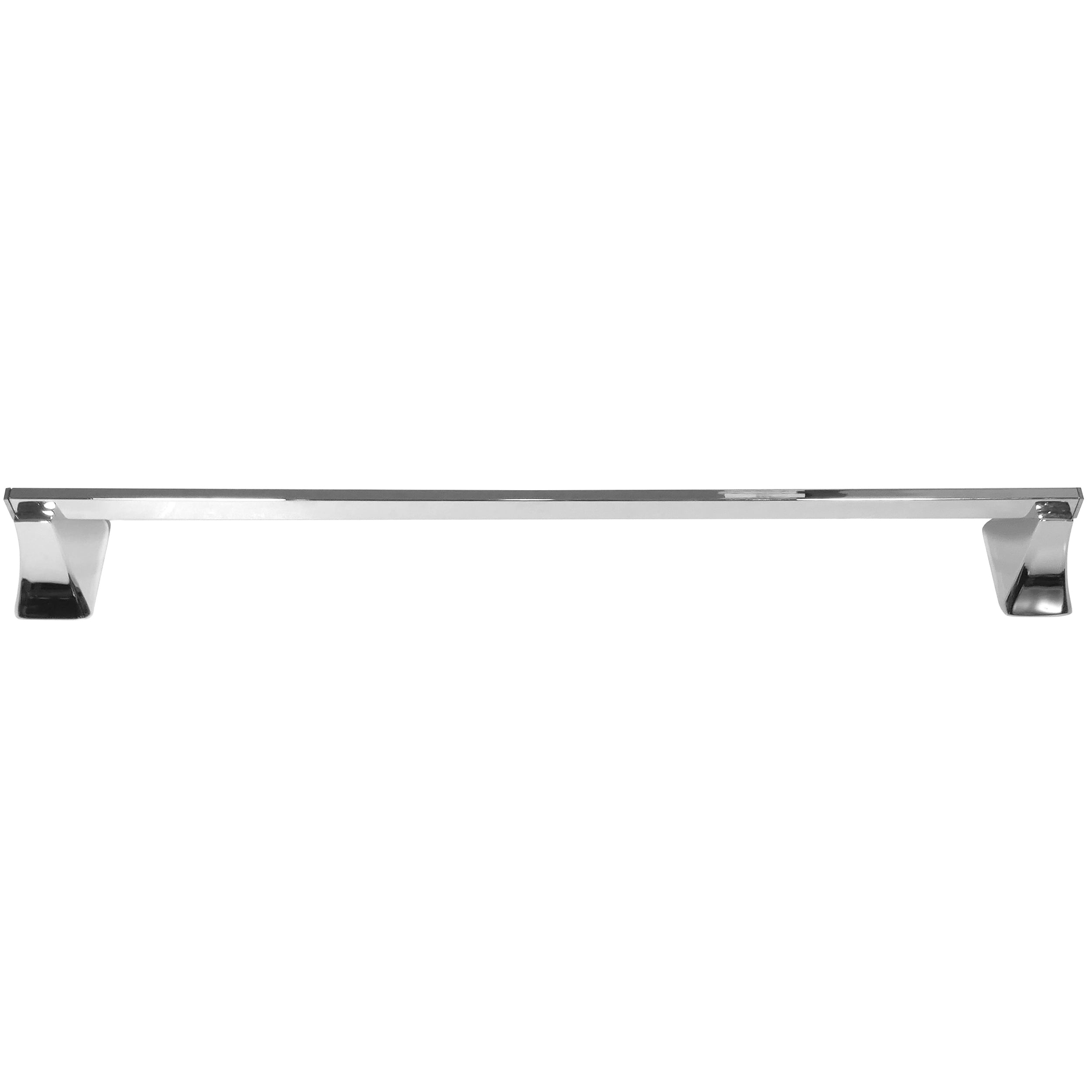 Juego de Baño Decorativo de 3 Piezas Shangri-La en Cromo Pulido de Paradise Bathworks: Barra de Toallas, Portarrollos y Argolla para Toallas incluidos 64826