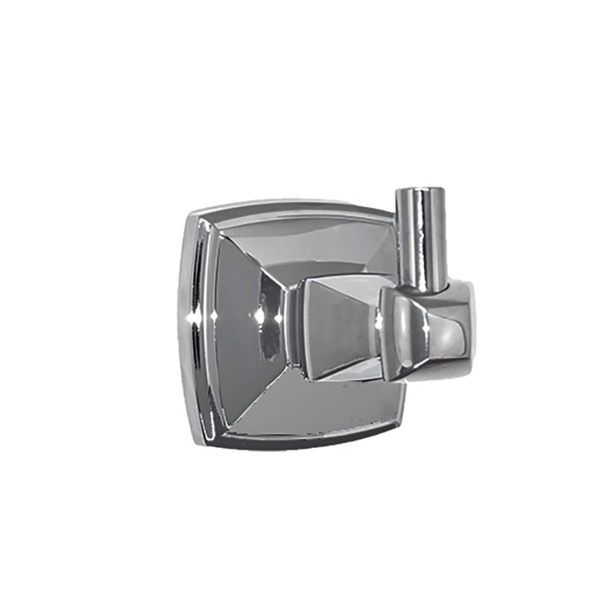 Juego de Accesorios Decorativos para Baño de 4 Piezas en Níquel Satinado Algoma ARISTA - Barra de Toalla, Porta Papel, Anillo de Toalla y Gancho para Bata incluidos BA3202-4PCS-KIT-SN