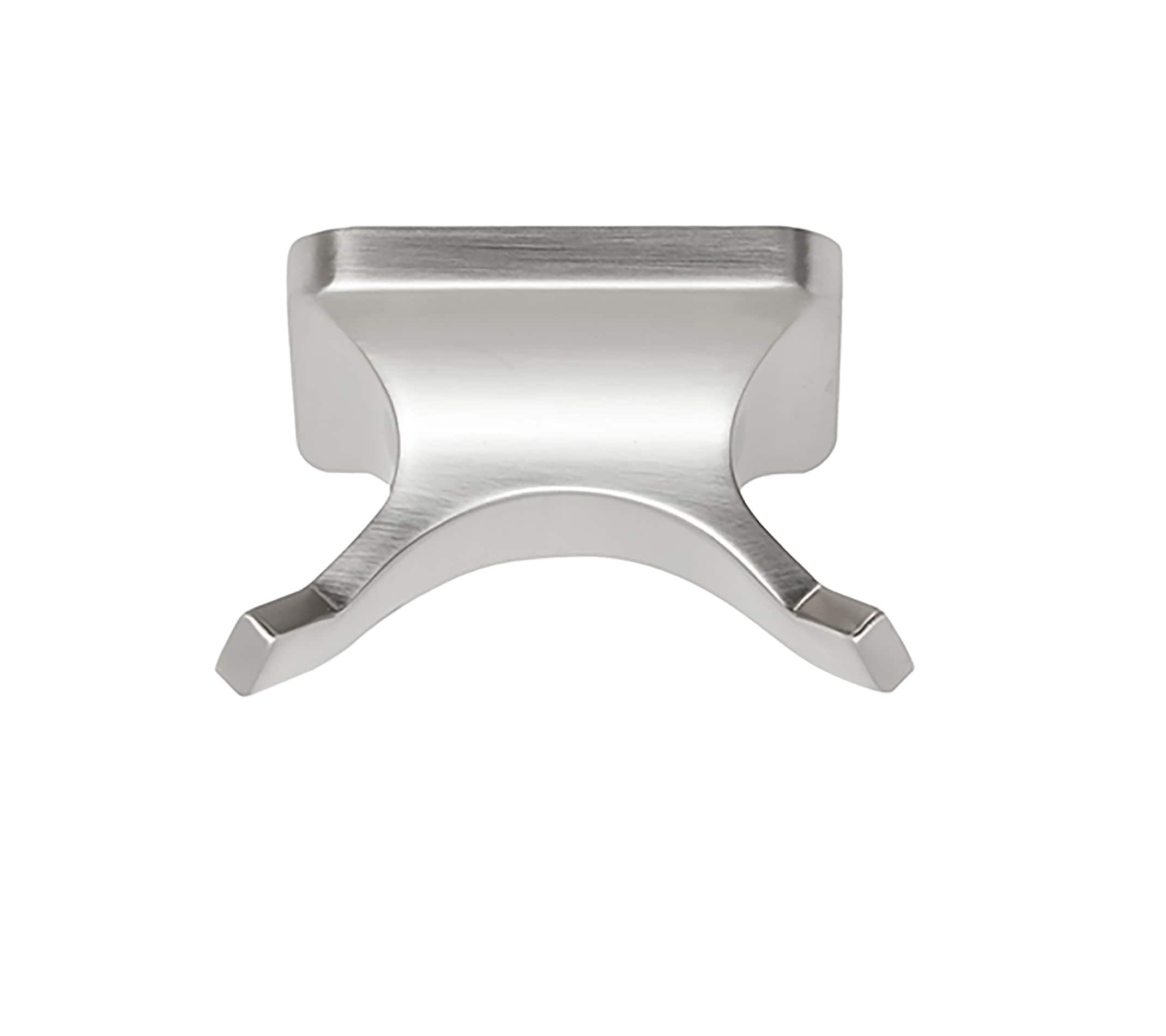 Juego de accesorios decorativos para baño en níquel cepillado de 4 piezas: Barra para toallas, portarrollos de papel higiénico, anillo para toallas y gancho para batas incluidos