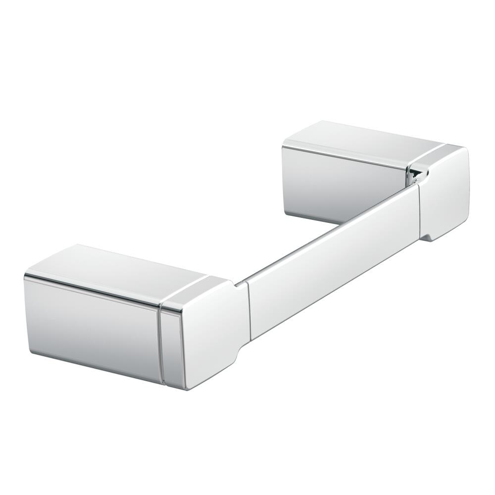 Juego de accesorios de baño decorativos cromados de 3 piezas 90 grados Moen: barra de toalla, portarrollos y argolla para toalla incluidos YB88CH-KIT
