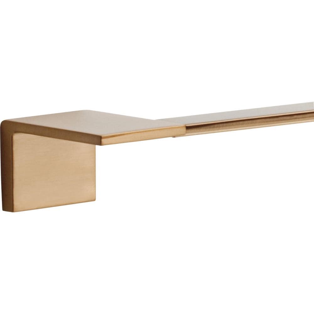 Juego de Accesorios Decorativos para Baño en Acabado Champagne Bronze de 4 Piezas Delta Vero - Incluye Barra de Toalla, Portarrollos de Papel, Anillo de Toalla y Gancho para Batas VER64-CZ-VK