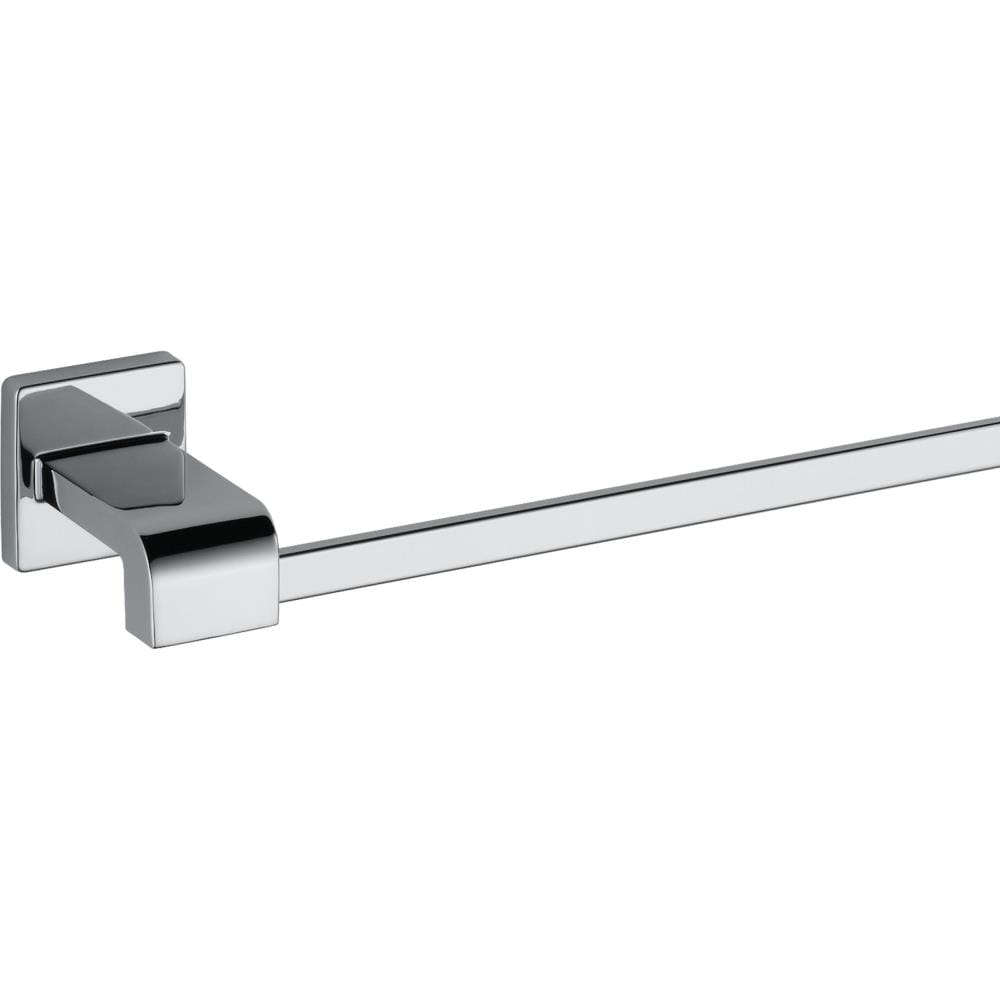Juego de Accesorios de Baño Decorativos en Cromo Pulido Delta de 4 Piezas: Barra de Toallas, Portarrollos, Argolla para Toalla y Gancho para Batas Incluidos ARA64-PC-VK