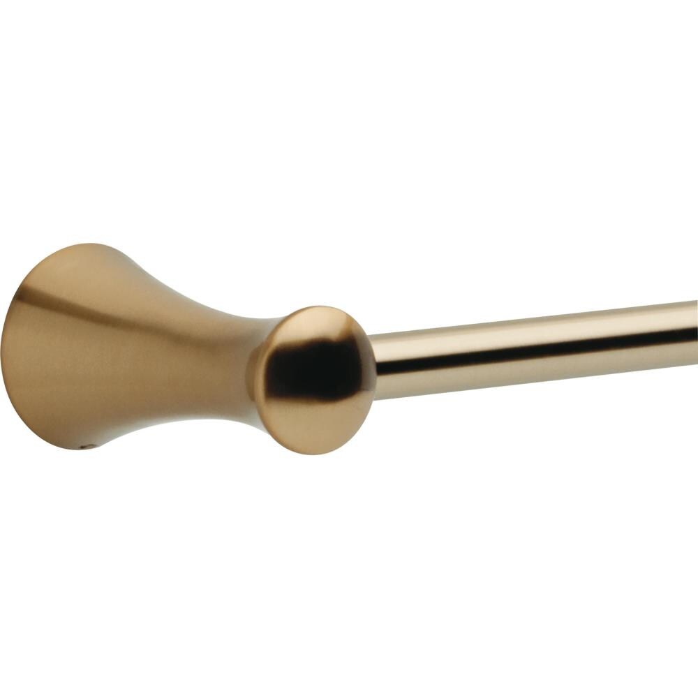 Juego de Accesorios Decorativos para Baño en Tono Champagne Bronze Lahara de 4 Piezas - Incluye Barra para Toallas, Porta Papel Higiénico, Argolla para Toallas y Gancho para Batas LAH64-CZ-VK