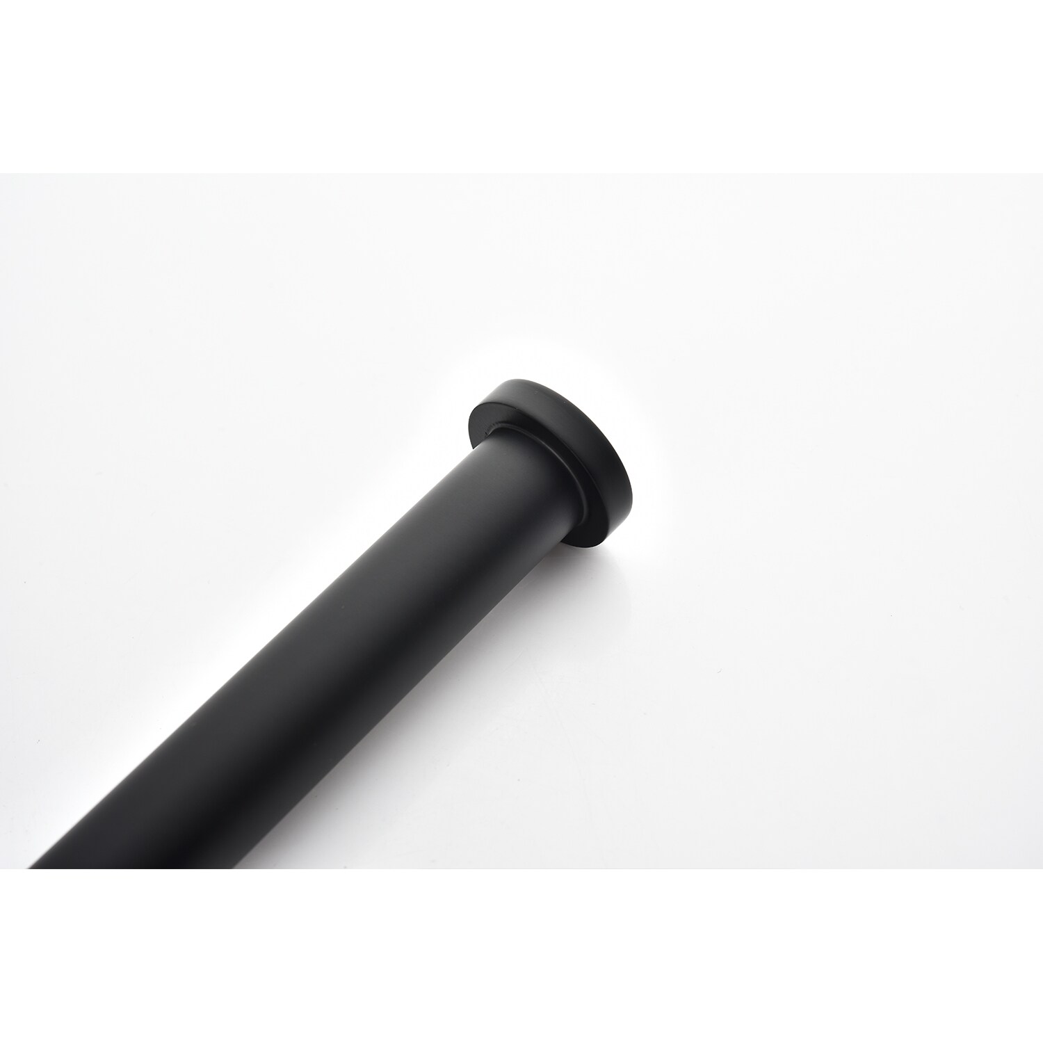 Juego de accesorios para baño en negro mate de 2 piezas Clihome - Porta rollo de papel y papel higiénico decorativo, incluido
