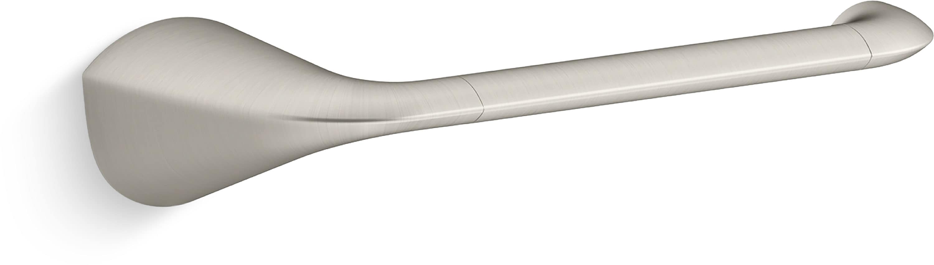 Juego de accesorios decorativos para baño Avail vibrante de níquel cepillado de 3 piezas KOHLER con barra de toalla, portapapel higiénico y argolla para toalla incluidos R31186-BN.