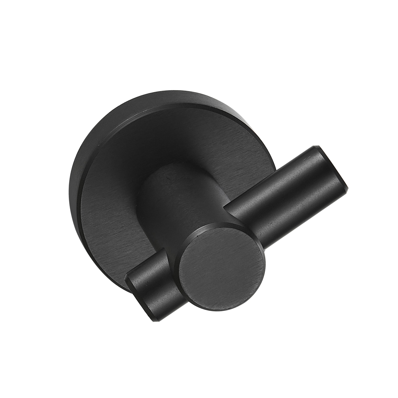 Juego de Accesorios de Baño Decorativos en Negro Mate de 6 Piezas Cobbe, Incluye Barra para Toallas, Porta Papel de Baño, Argolla para Toallas y Gancho para Batas