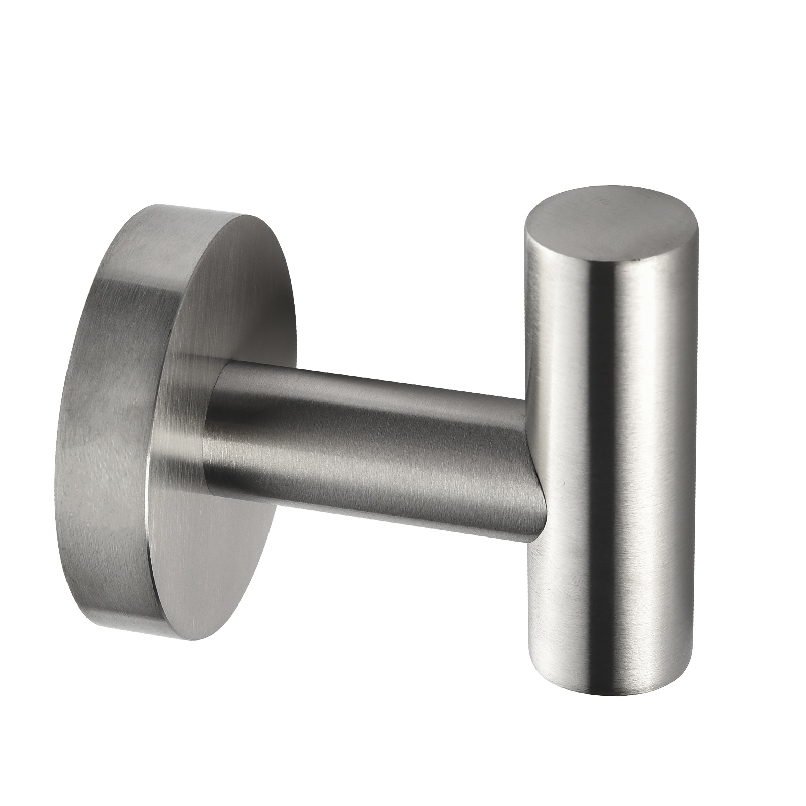 Juego de Accesorios de Baño Decorativos de Níquel Cepillado de 6 Piezas Cobbe - Incluye Barra para Toallas, Portarrollos de Papel, Anillo para Toallas y Gancho para Batas  LS1-H02GJTZ012