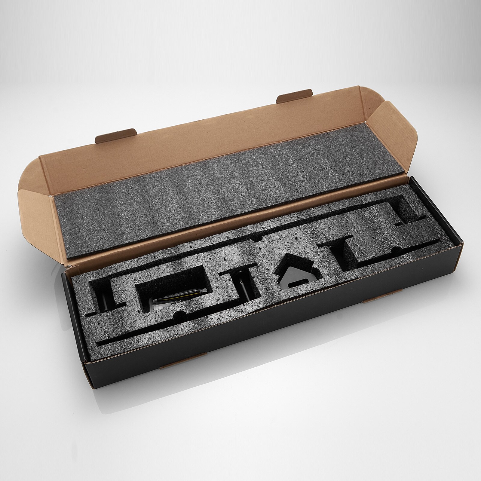 Juego de accesorios para baño en negro mate - 4 piezas - A-91010 - Set Decorativo de accesorios para baño incluye barra de toalla, portarrollos y gancho para batas - A-91010-NEGRO