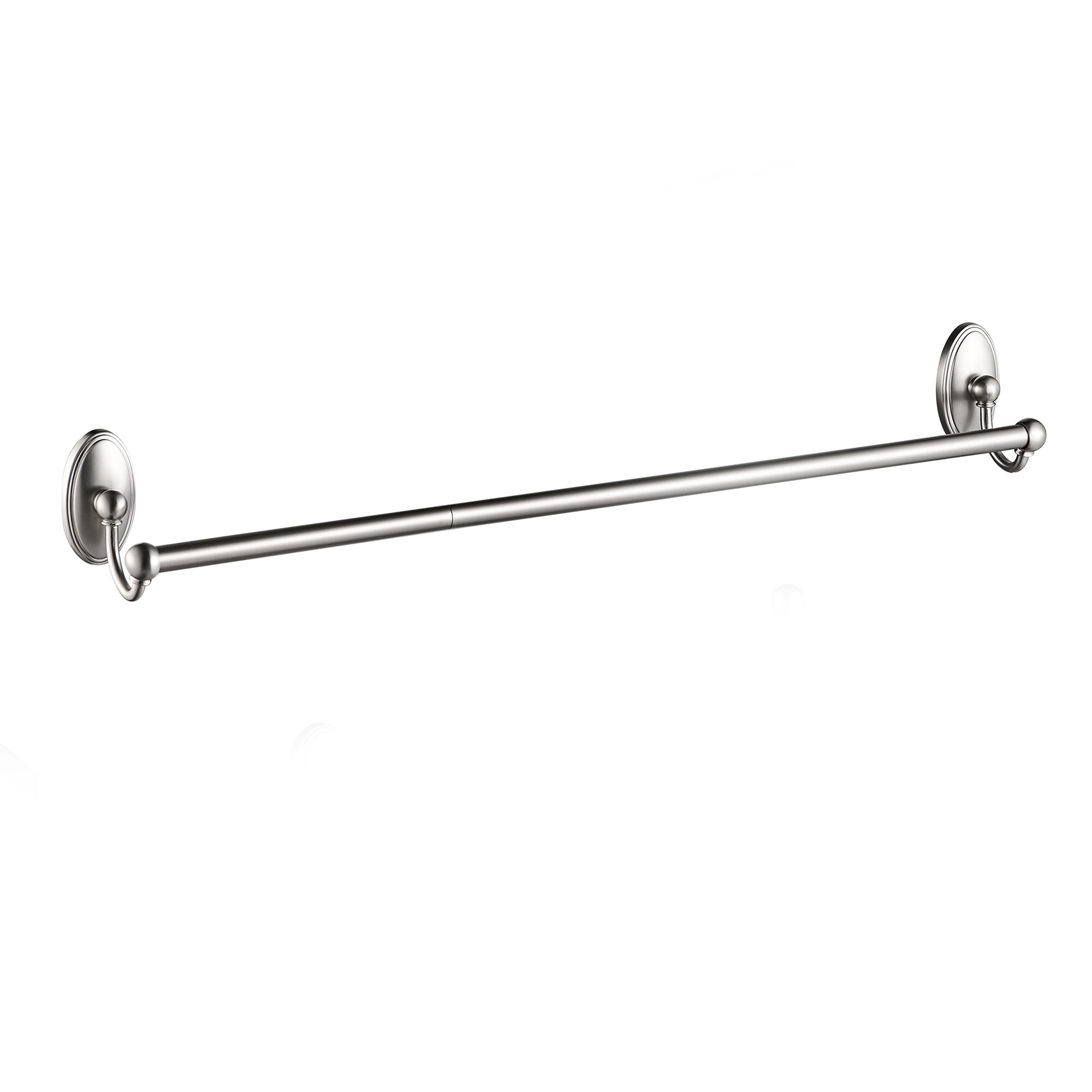 Juego de accesorios de baño decorativos de níquel cepillado de 3 piezas FORIOUS - Barra de toalla, porta papel higiénico, anillo de toalla, incluido LL19106BN3A