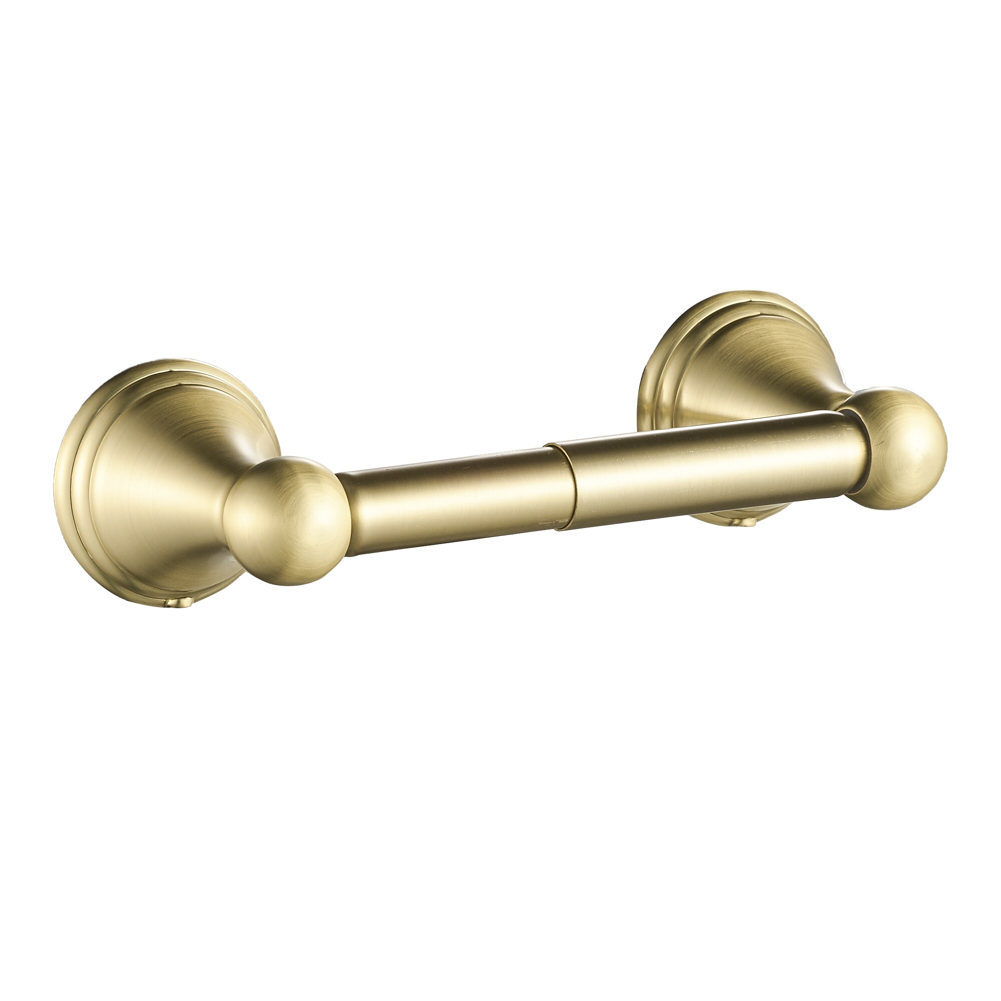 Juego de accesorios de baño decorativos en dorado de 4 piezas FORIOUS - Barra de toalla, portarrollos, anillo de toalla y gancho para batas incluidos LL19108G4A
