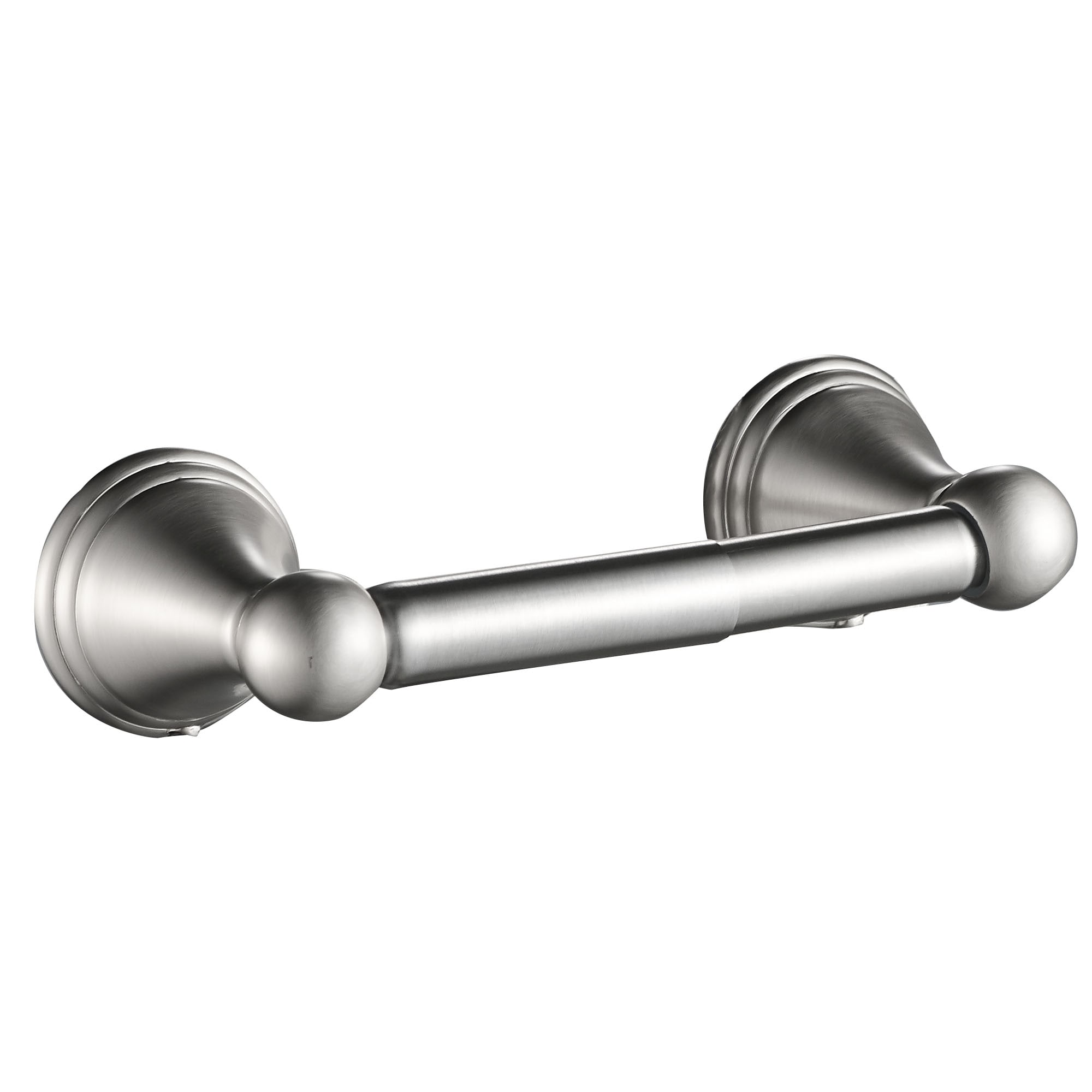 Juego de Accesorios de Baño Decorativos de Níquel Cepillado de 4 Piezas de FORIOUS: Barra de Toalla, Porta Papel Higiénico, Argolla para Toalla y Gancho para Bata incluidos LL19108BN4A