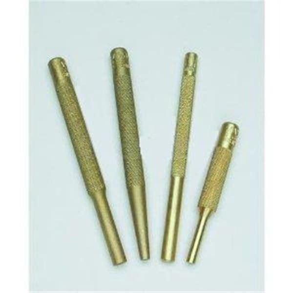Mayhew Mayhew MAY62277 Punch Set 4Pc Brass 3-8-1-2-3-4 Inch - MAY62277