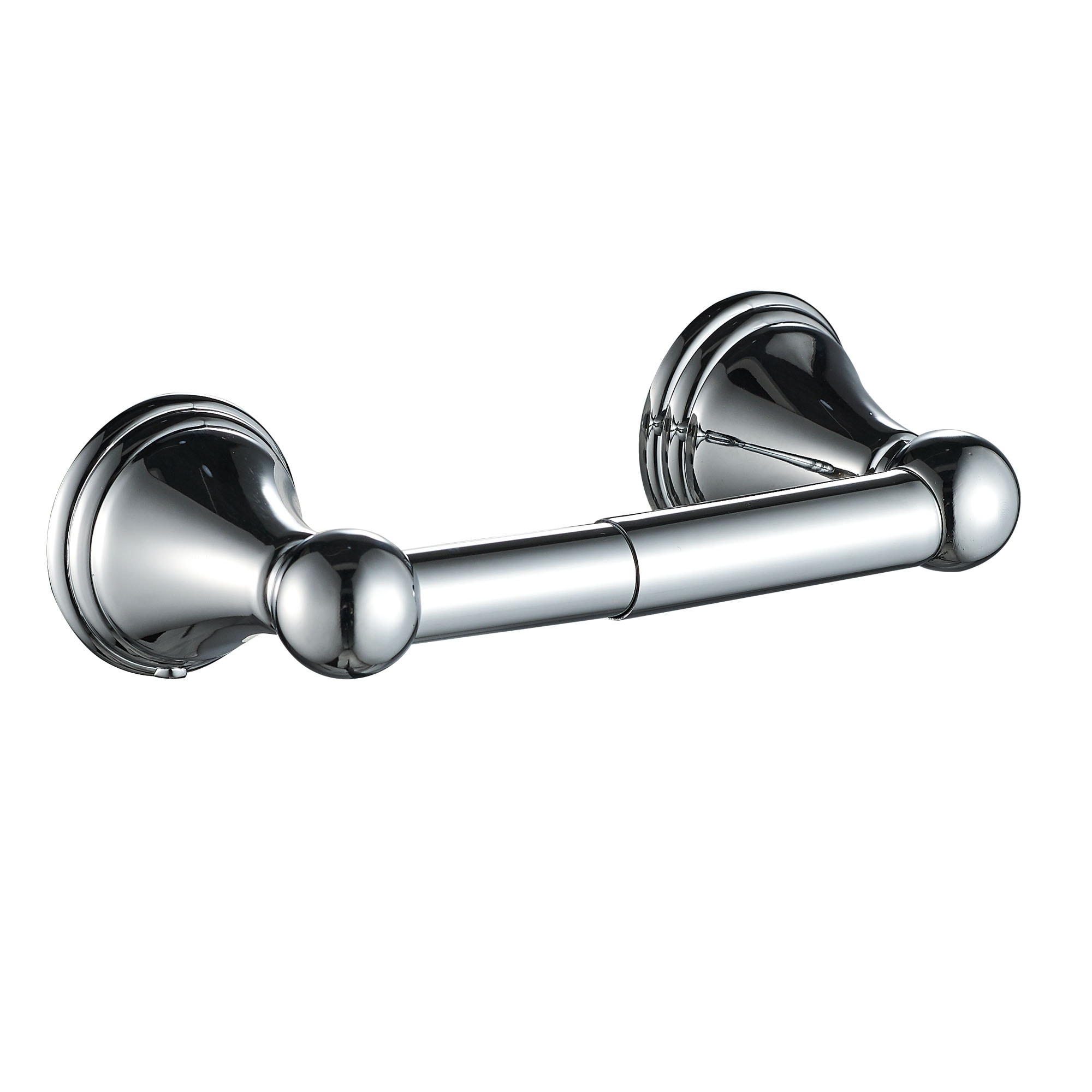 Juego de Accesorios Decorativos para Baño de 3 Piezas en Cromo FORIOUS, Incluye Barra de Toallas, Porta Papel Higiénico y Anillo para Toallas, Modelo LL19108CH3A
