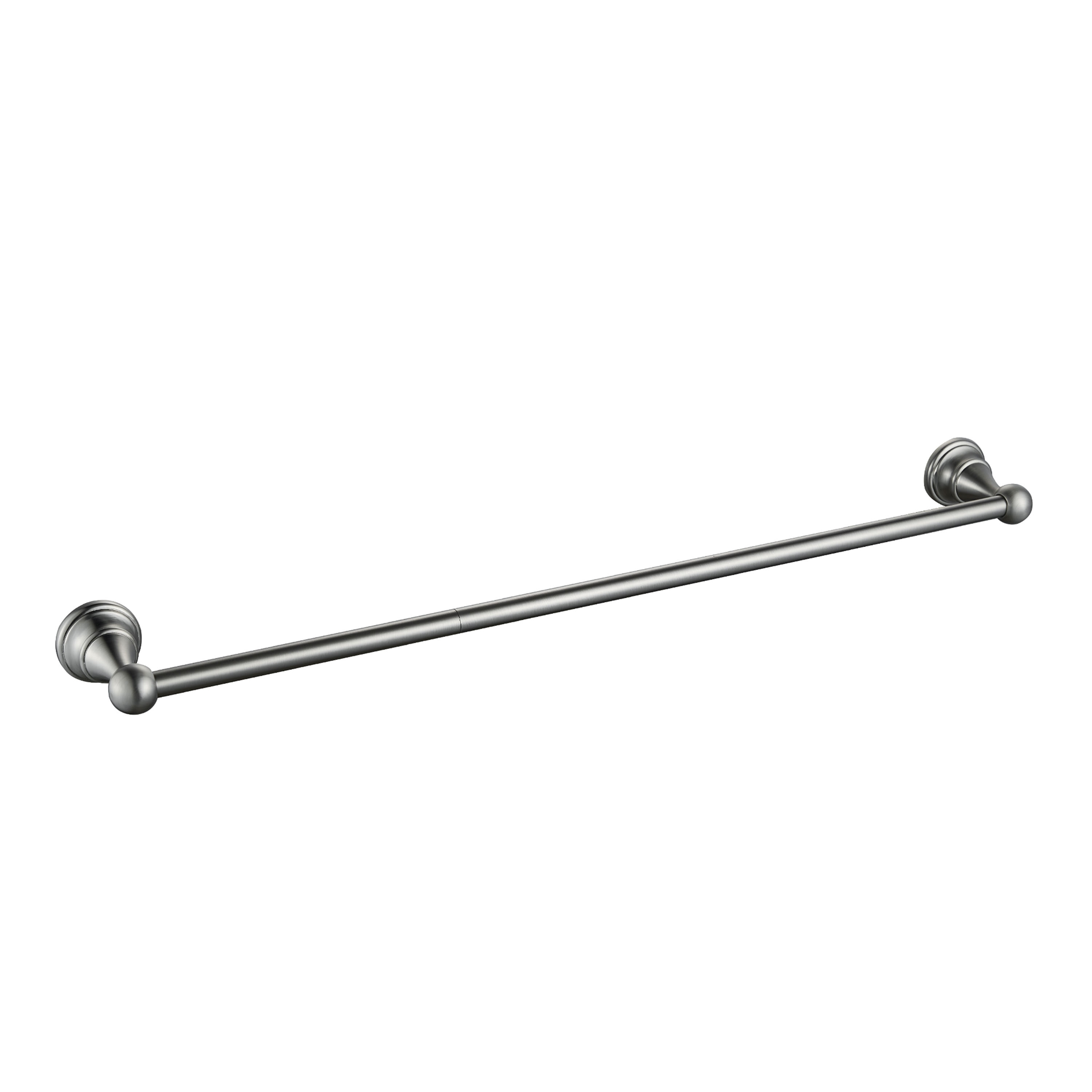 Juego de accesorios de baño decorativos de níquel cepillado de 3 piezas FORIOUS: barra para toallas, portarrollos de papel higiénico y argolla para toallas, incluido LL19103BN3A