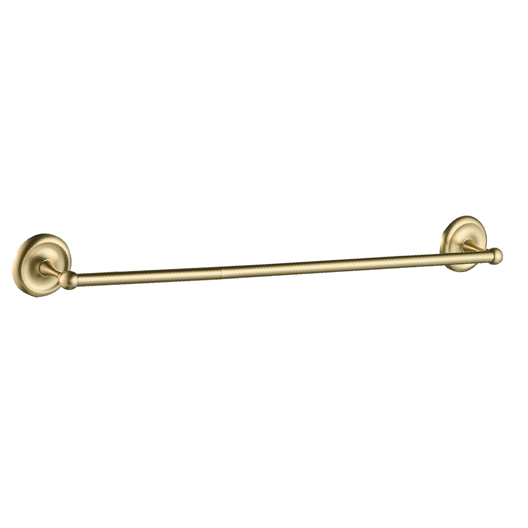 Juego de Accesorios de Baño Decorativos en Dorado de 3 Piezas FORIOUS: Barra de Toallas, Porta Papel Higiénico y Anillo para Toallas - Incluido LL19101G3A