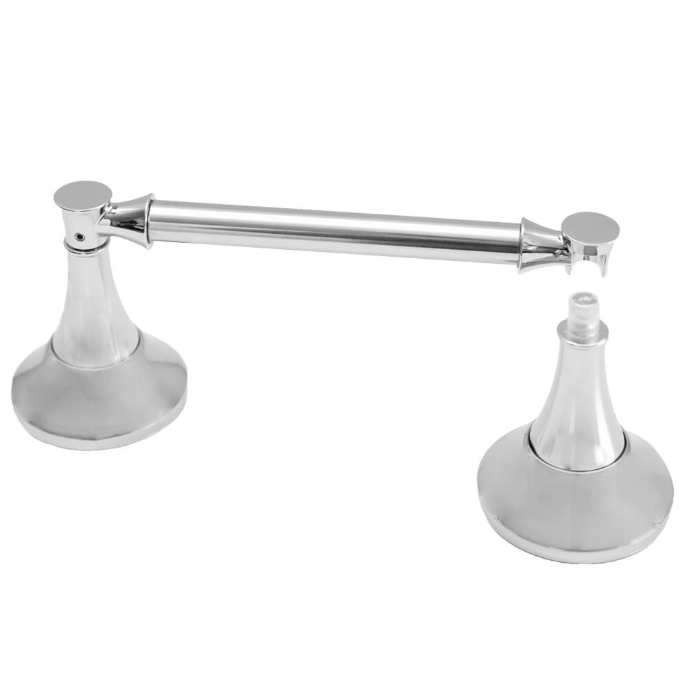 Juego de Accesorios para Baño Decorativo en Cromo Arlington de 4 Piezas - Barra de Toallas, Porta Papel, Argolla de Toallas, Gancho para Batas Incluidos 2701-4SET-CH