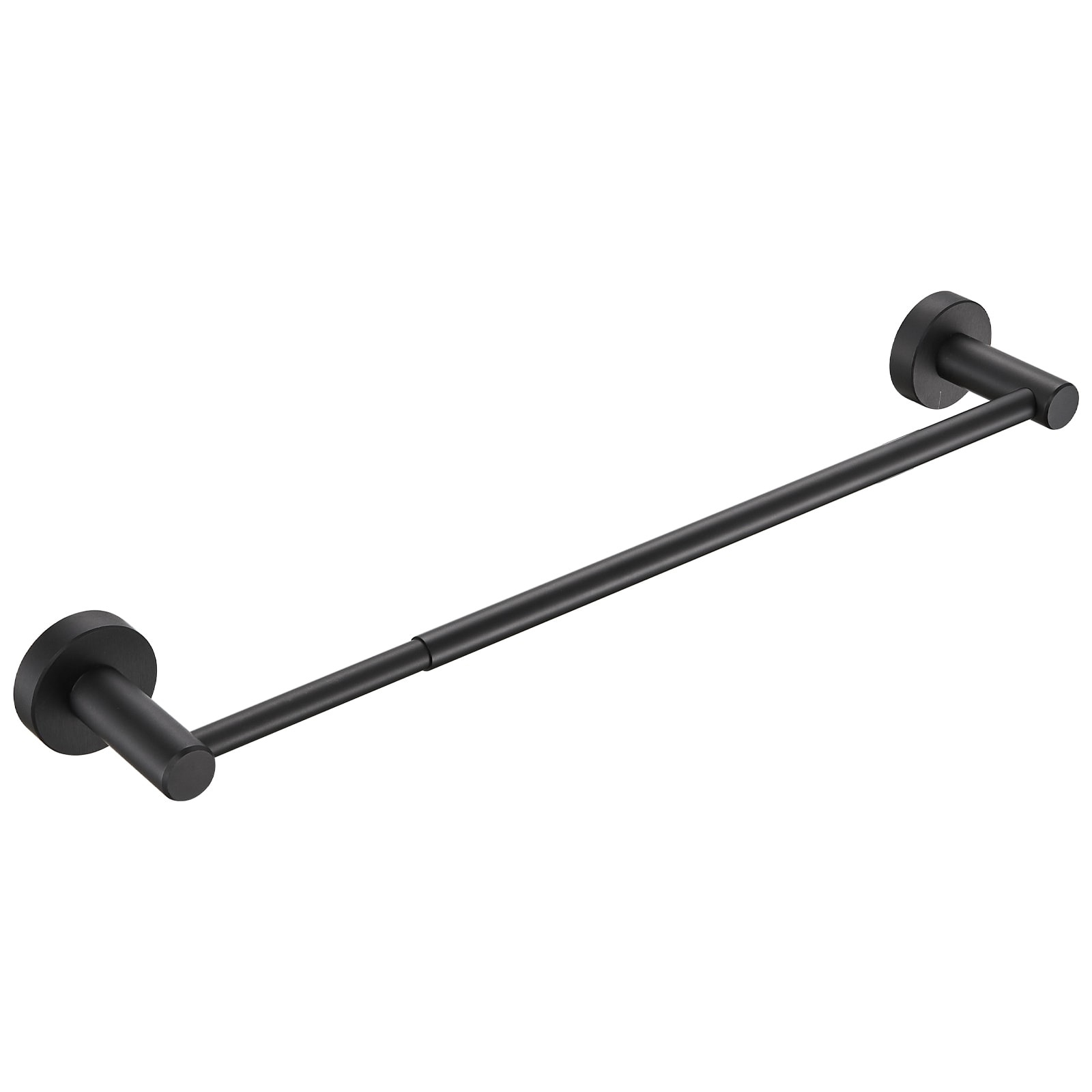 Juego de Accesorios de Baño Decorativos en Negro Mate de 3 Piezas Nestfair - Barra de Toalla, Portarrollos de Papel y Argolla para Toalla incluidos SX-DR3013.