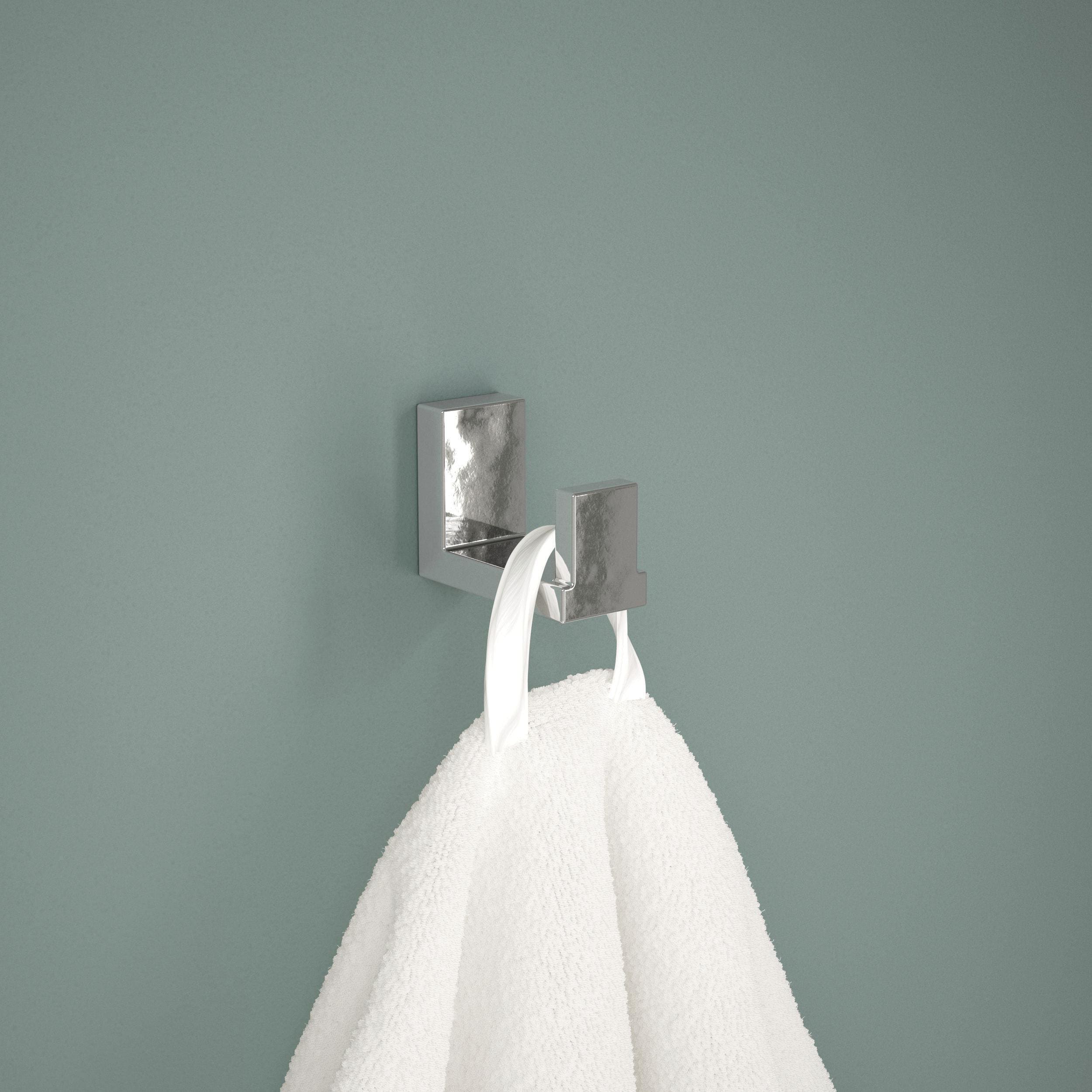 Set de accesorios de baño decorativos Beaufort de Cromo Pulido de 5 piezas de Franklin Brass. Incluye barra de toallas, porta papel higiénico, anillo de toallas, y gancho para batas.