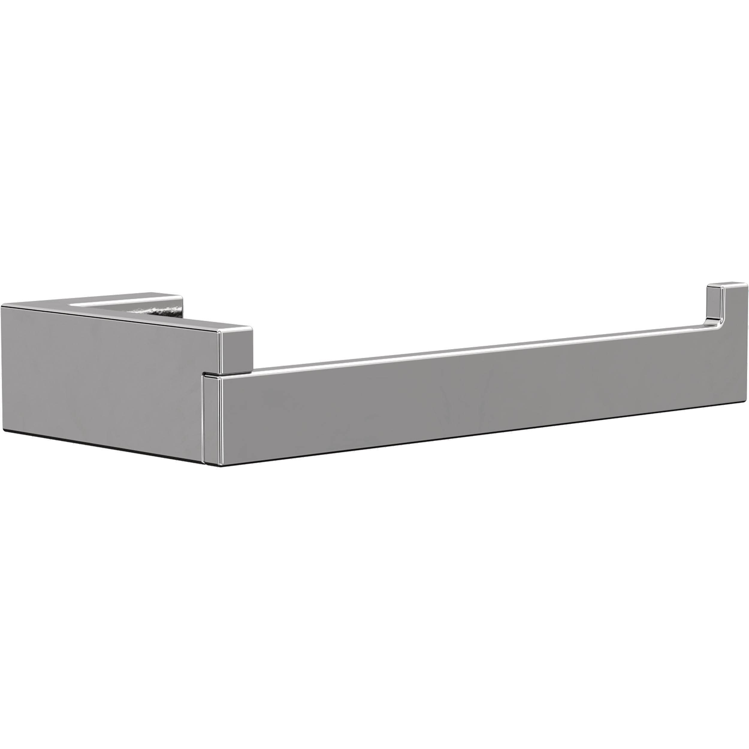 Set de accesorios de baño decorativos Beaufort de Cromo Pulido de 5 piezas de Franklin Brass. Incluye barra de toallas, porta papel higiénico, anillo de toallas, y gancho para batas.