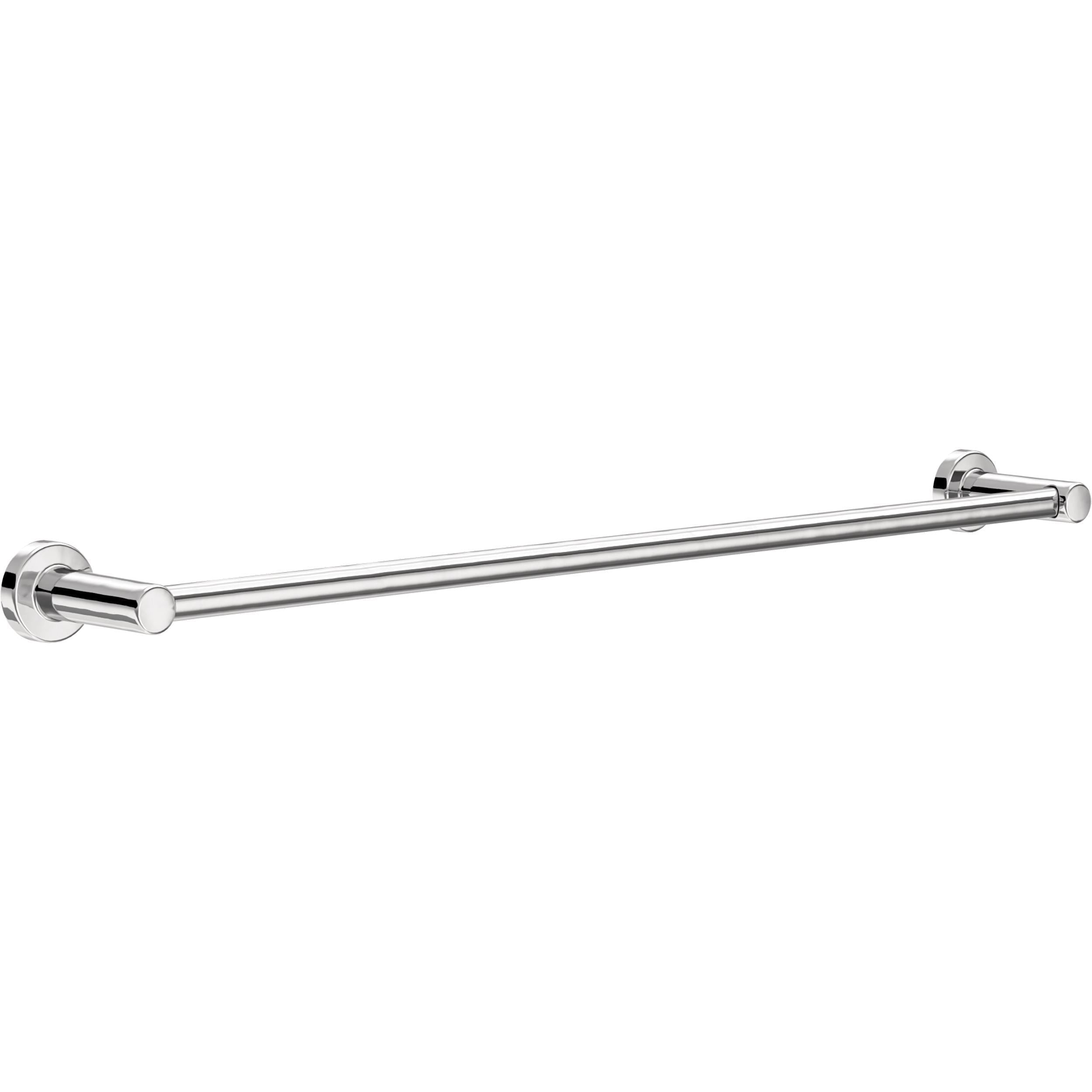 Juego de 5 piezas de accesorios de baño decorativos en cromo pulido Franklin Brass "Wake", incluye barra de toallas, porta papel higiénico, anillo de toallas y gancho para batas. WAK65-PC.