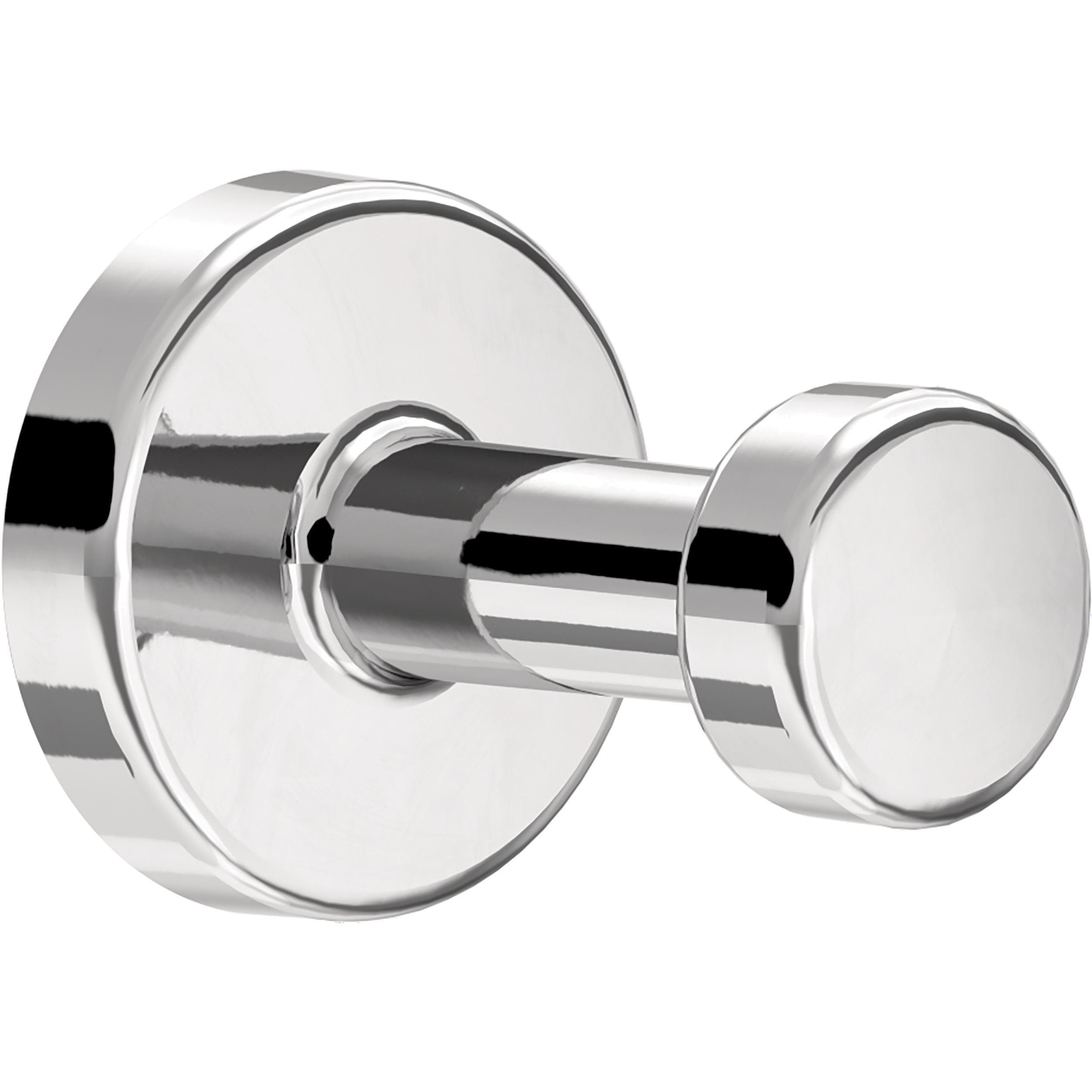 Juego de 5 piezas de accesorios de baño decorativos en cromo pulido Franklin Brass "Wake", incluye barra de toallas, porta papel higiénico, anillo de toallas y gancho para batas. WAK65-PC.