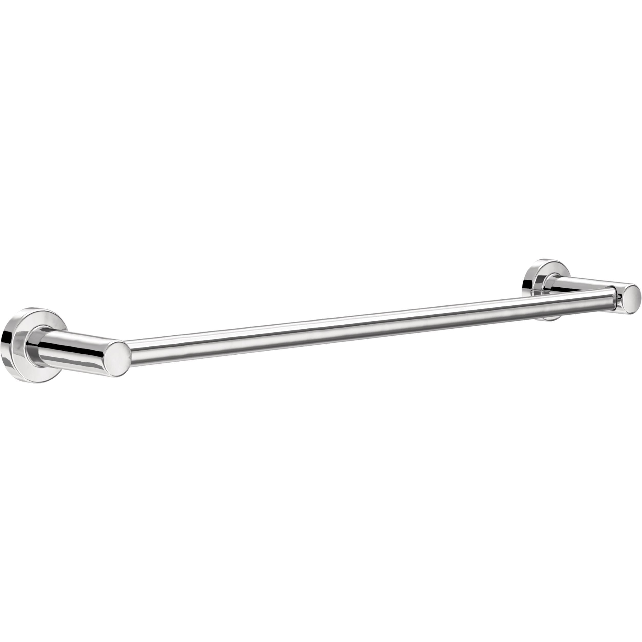 Juego de 5 piezas de accesorios de baño decorativos en cromo pulido Franklin Brass "Wake", incluye barra de toallas, porta papel higiénico, anillo de toallas y gancho para batas. WAK65-PC.