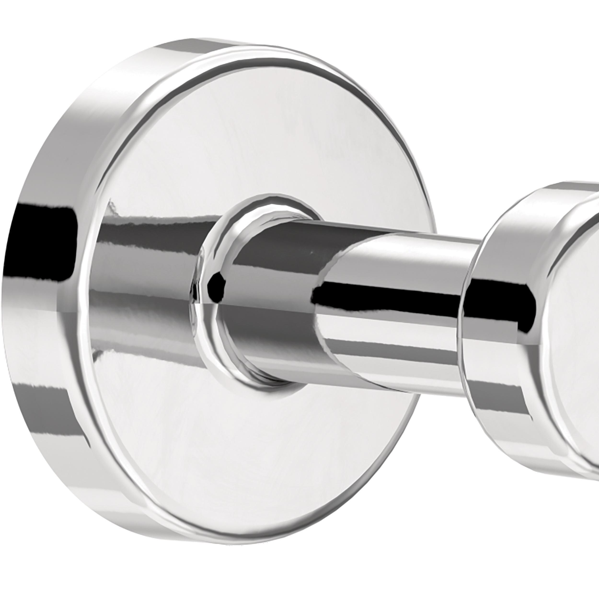 Juego de 5 piezas de accesorios de baño decorativos en cromo pulido Franklin Brass "Wake", incluye barra de toallas, porta papel higiénico, anillo de toallas y gancho para batas. WAK65-PC.