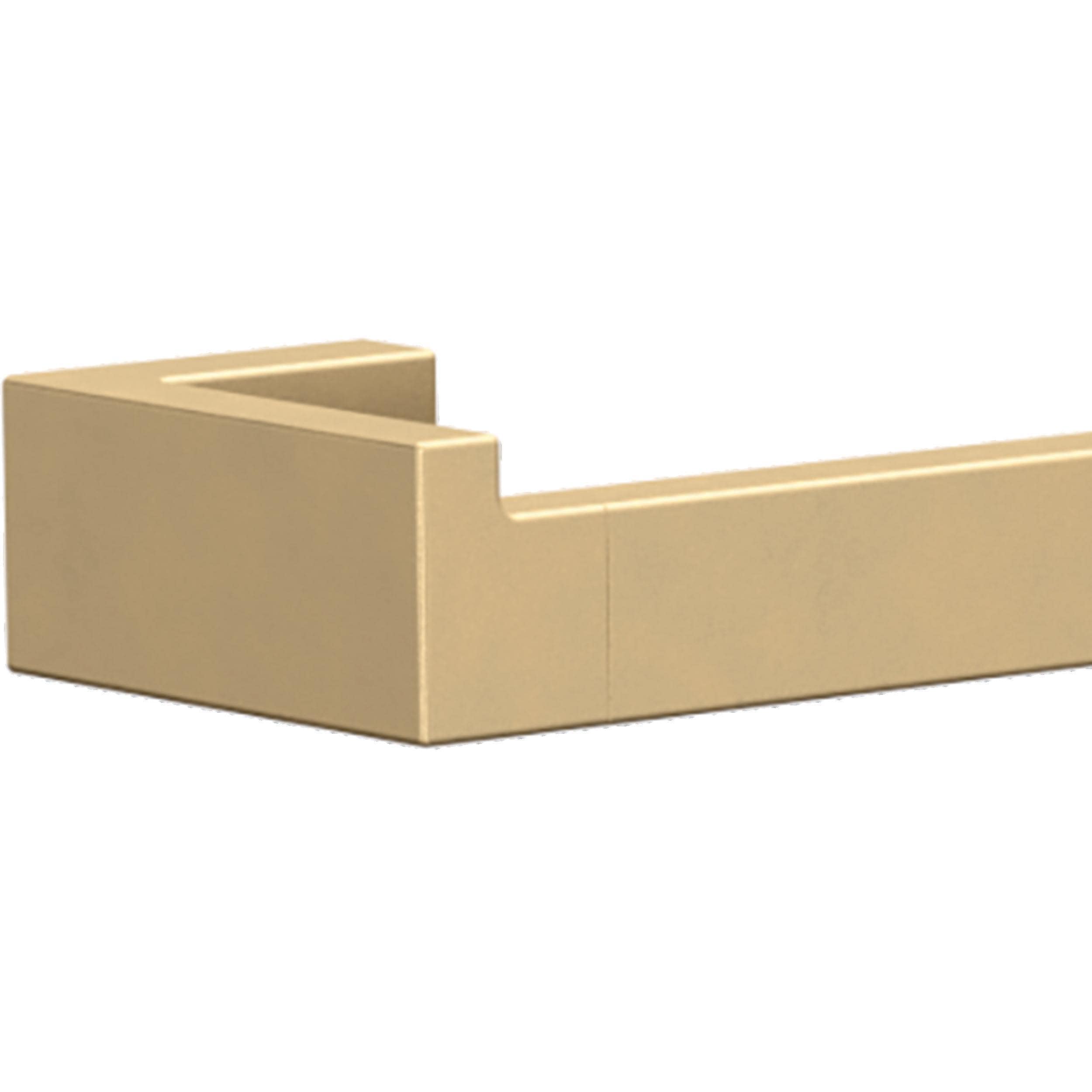 Juego de accesorios decorativos para baño en oro satinado Beaufort de 5 piezas de Franklin Brass: barra para toallas, portarrollos, anillo para toallas, y gancho para batas incluidos BFT65-BB.