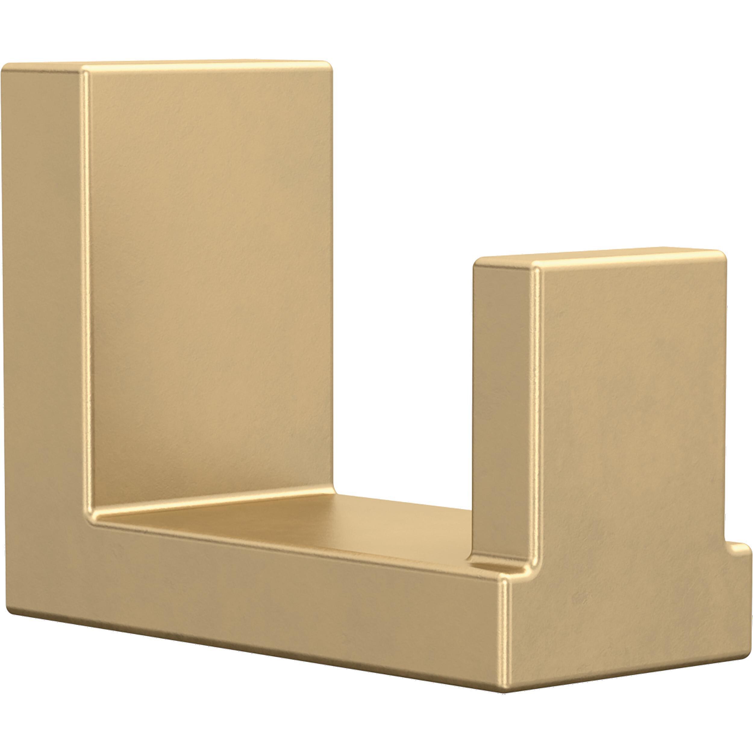 Juego de accesorios decorativos para baño en oro satinado Beaufort de 5 piezas de Franklin Brass: barra para toallas, portarrollos, anillo para toallas, y gancho para batas incluidos BFT65-BB.
