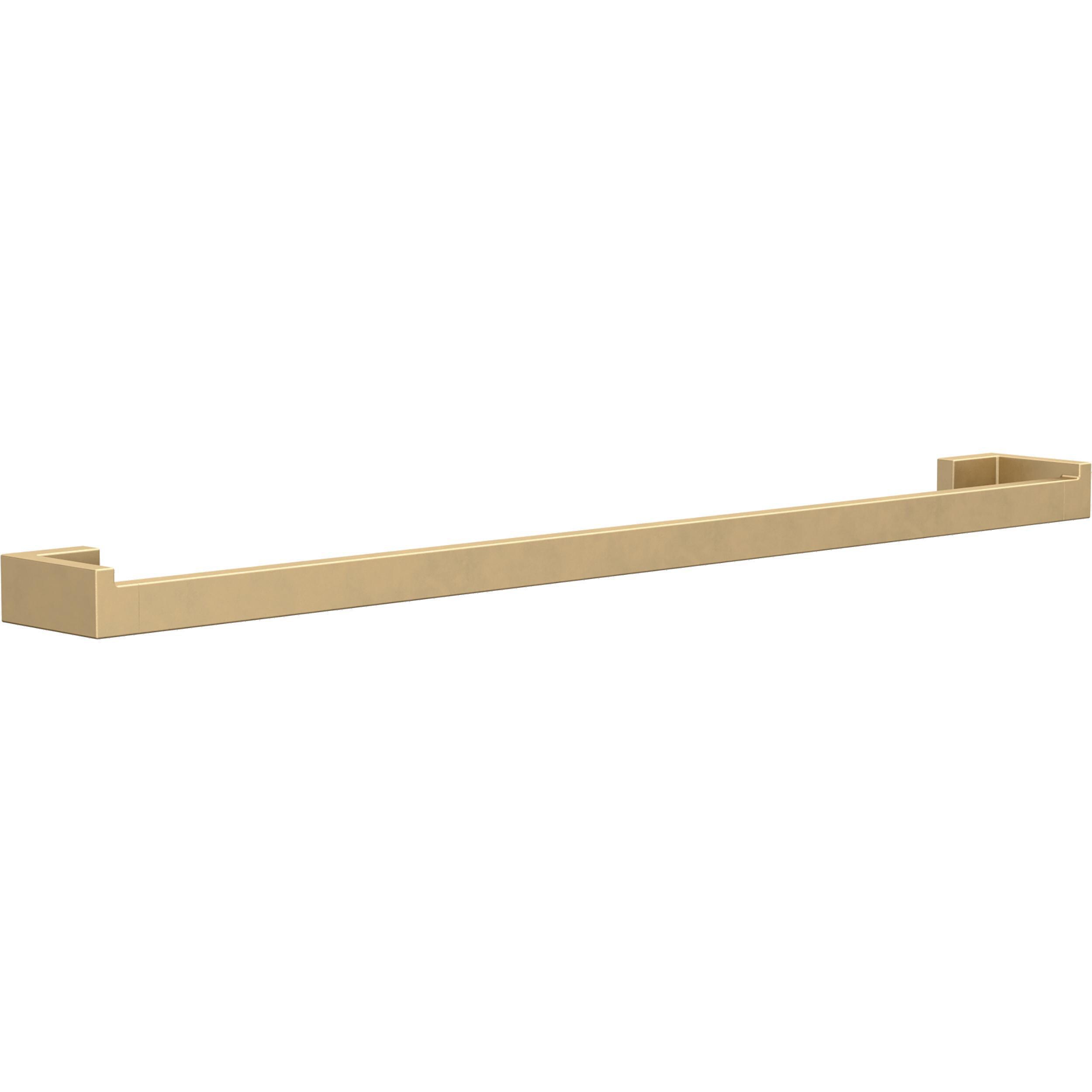 Juego de accesorios decorativos para baño en oro satinado Beaufort de 5 piezas de Franklin Brass: barra para toallas, portarrollos, anillo para toallas, y gancho para batas incluidos BFT65-BB.