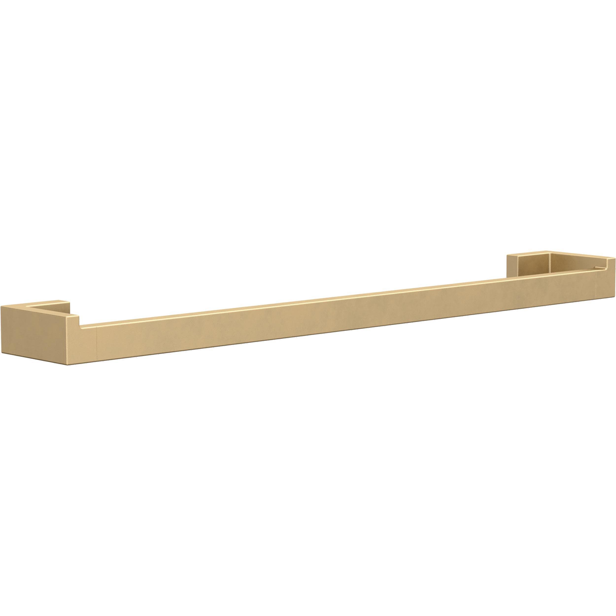 Juego de accesorios decorativos para baño en oro satinado Beaufort de 5 piezas de Franklin Brass: barra para toallas, portarrollos, anillo para toallas, y gancho para batas incluidos BFT65-BB.