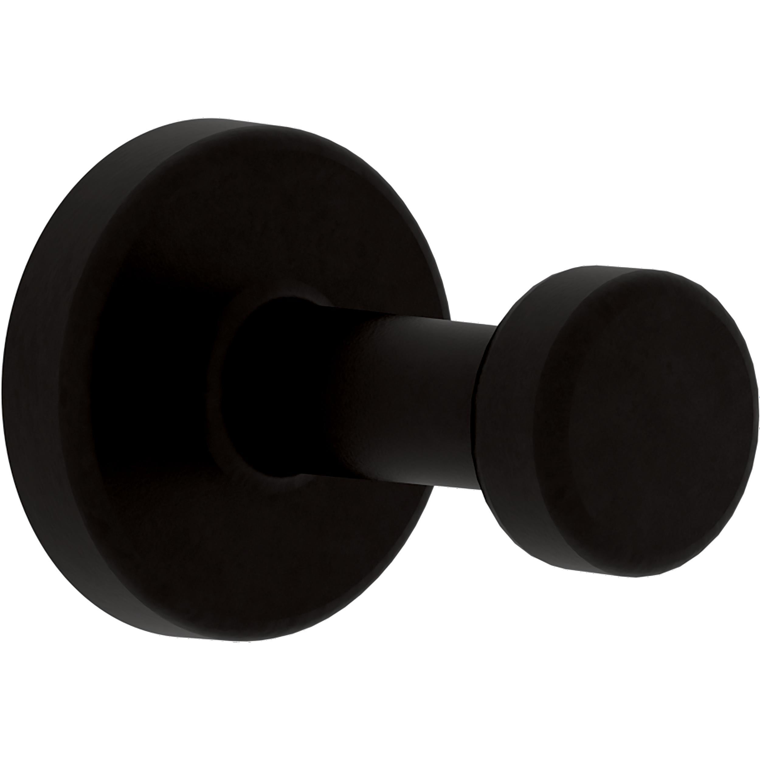 Juego de Baño Decorativo Negro Mate de 5 piezas Franklin Brass Wake: Barra para Toallas, Porta Papel Higiénico, Argolla para Toallas, Gancho para Batas incluido WAK65-MB