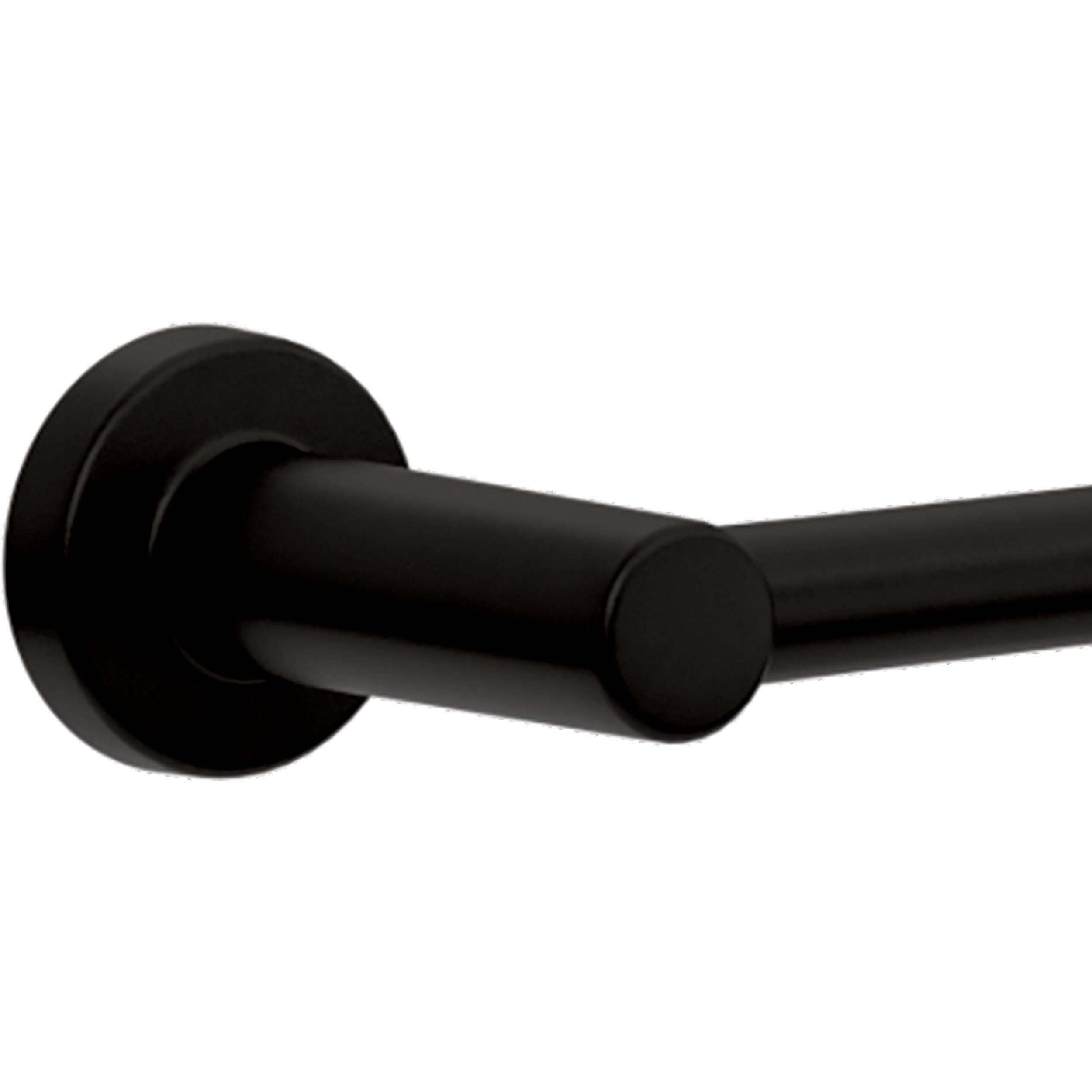 Juego de Baño Decorativo Negro Mate de 5 piezas Franklin Brass Wake: Barra para Toallas, Porta Papel Higiénico, Argolla para Toallas, Gancho para Batas incluido WAK65-MB