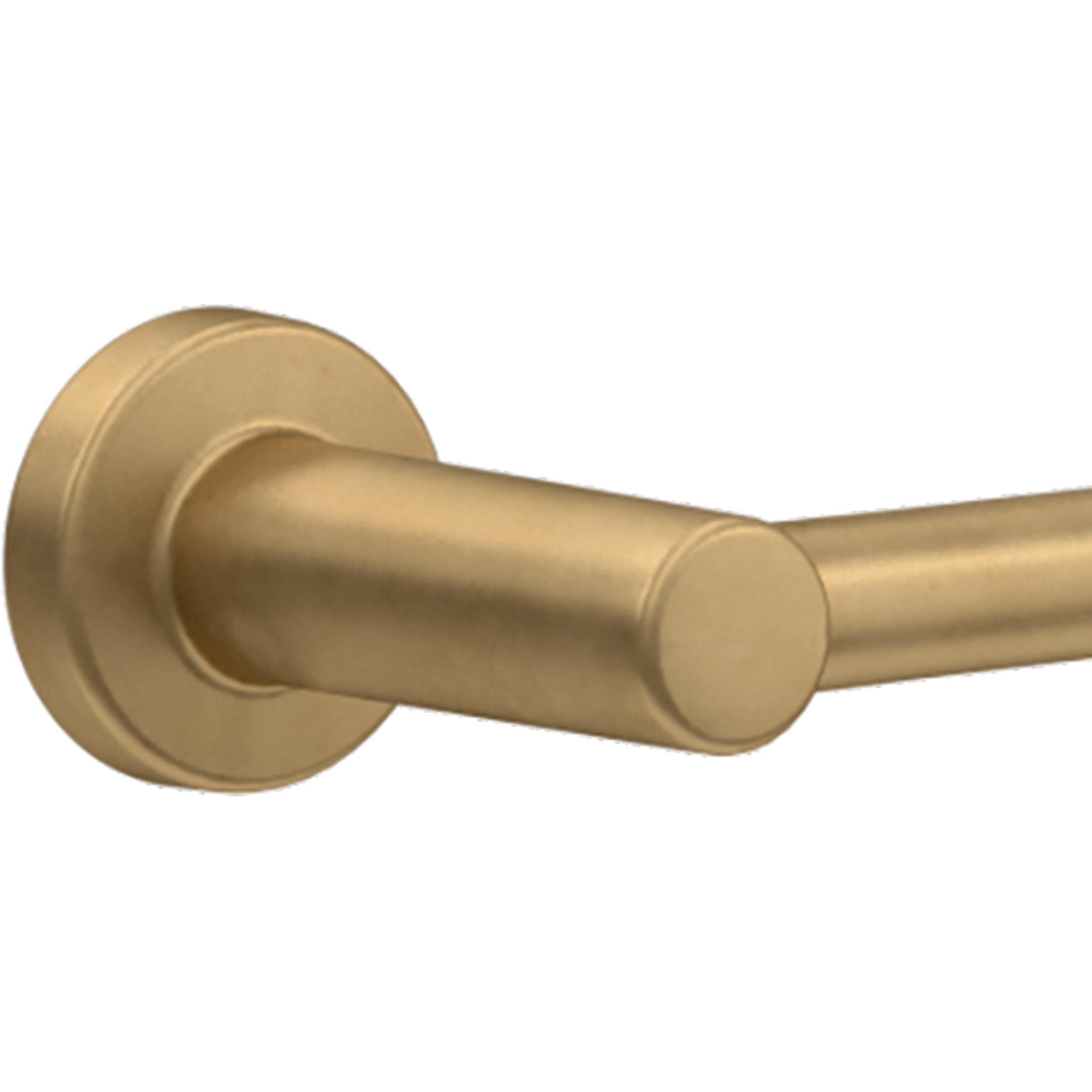 Conjunto de Accesorios para Baño Satinado de Oro de 5 Piezas Franklin Brass Wake - Barra de Toalla, Portarrollos de Papel, Anillo de Toalla, Gancho para Bata Incluido WAK65-BB