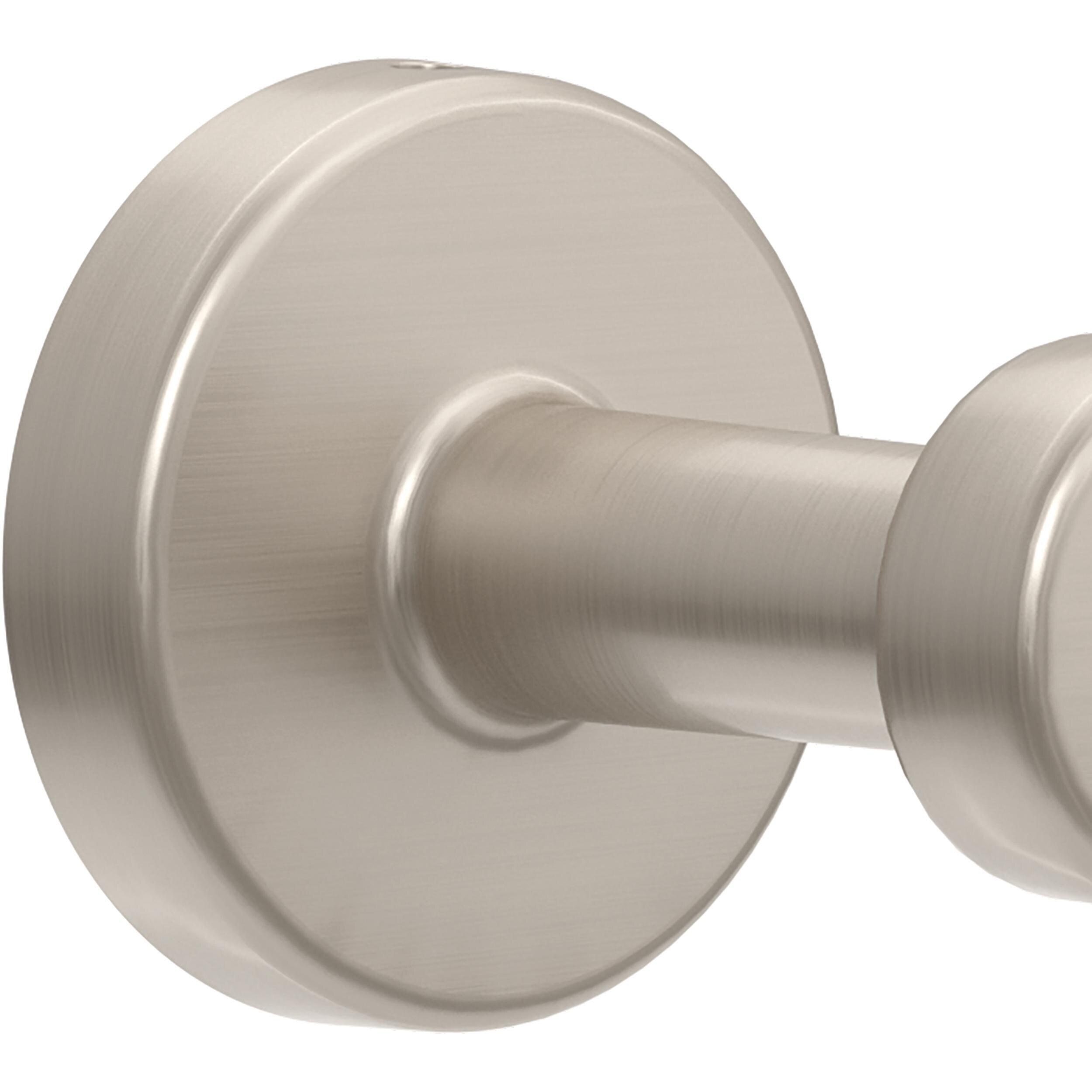 Juego de Accesorios Decorativos para Baño Franklin Brass de 5 Piezas en Níquel Satinado Wake: Barra de Toallas, Porta Papel, Argolla para Toallas, Gancho para Batas incluidos WAK65-BN