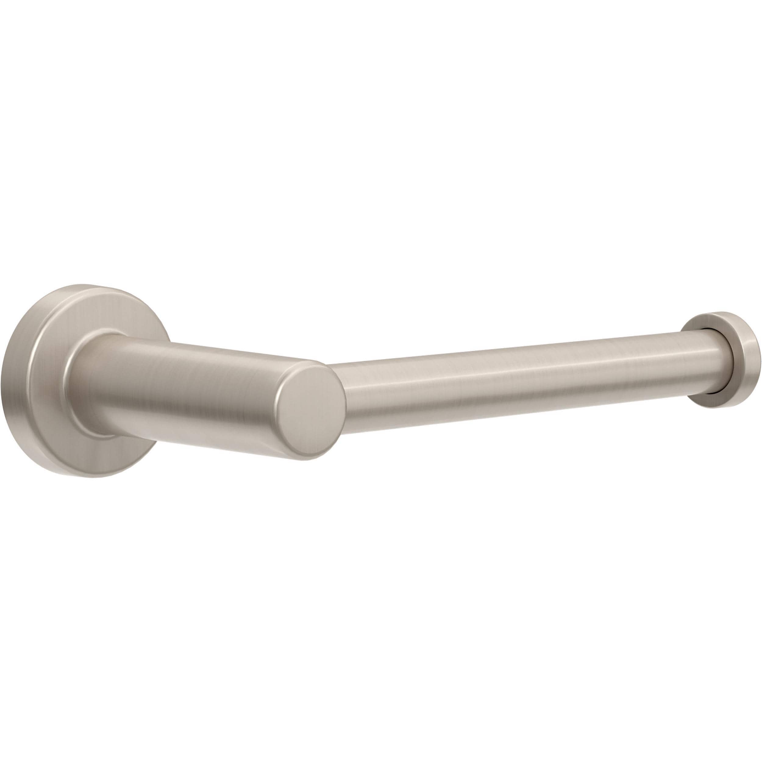 Juego de Accesorios Decorativos para Baño Franklin Brass de 5 Piezas en Níquel Satinado Wake: Barra de Toallas, Porta Papel, Argolla para Toallas, Gancho para Batas incluidos WAK65-BN