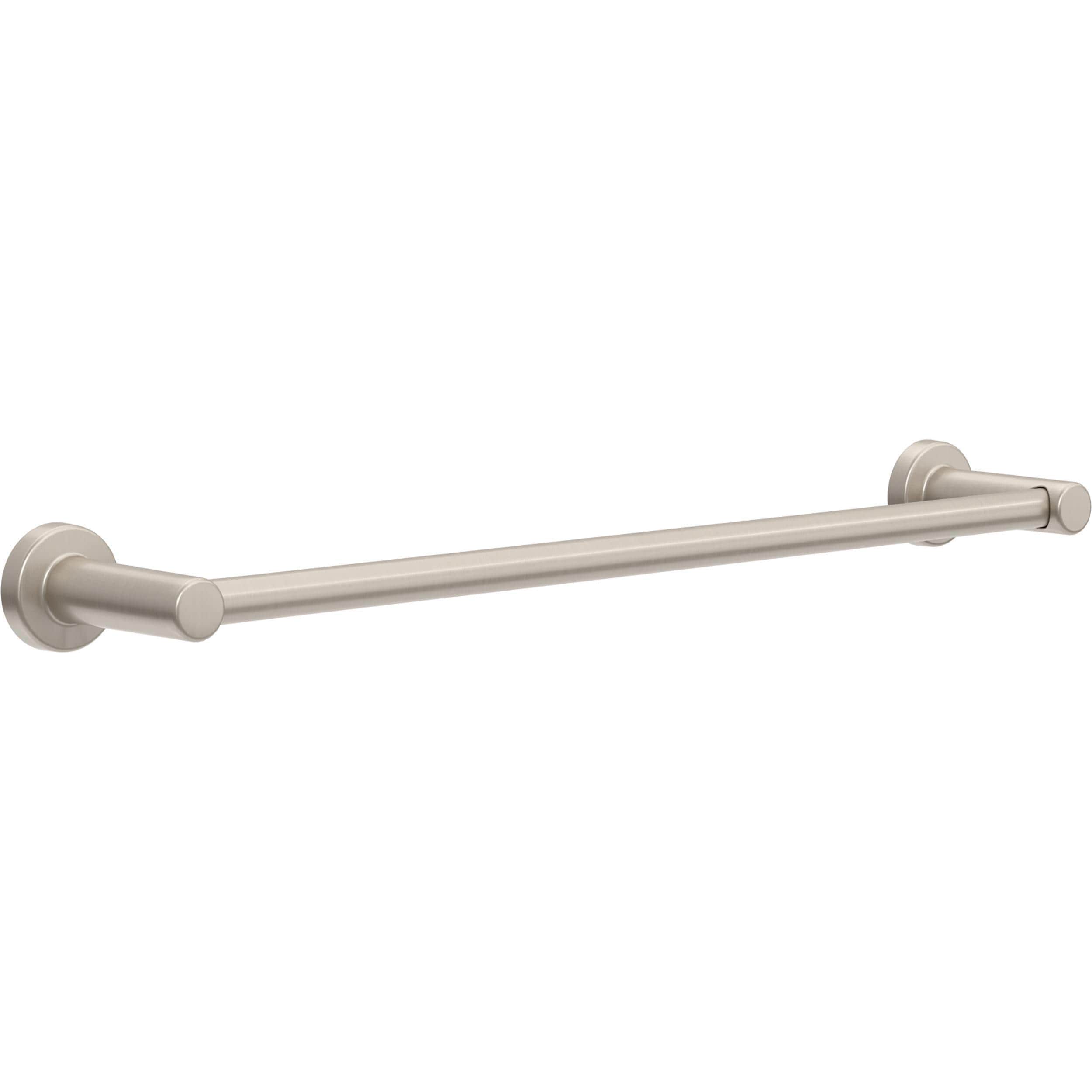 Juego de Accesorios Decorativos para Baño Franklin Brass de 5 Piezas en Níquel Satinado Wake: Barra de Toallas, Porta Papel, Argolla para Toallas, Gancho para Batas incluidos WAK65-BN