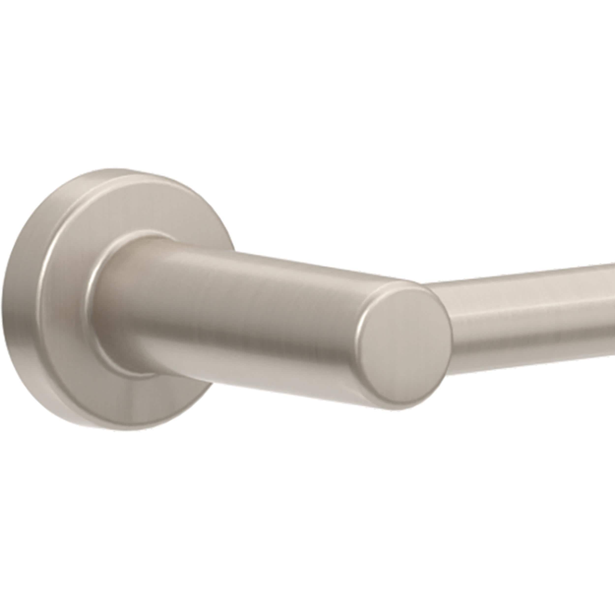 Juego de Accesorios Decorativos para Baño Franklin Brass de 5 Piezas en Níquel Satinado Wake: Barra de Toallas, Porta Papel, Argolla para Toallas, Gancho para Batas incluidos WAK65-BN