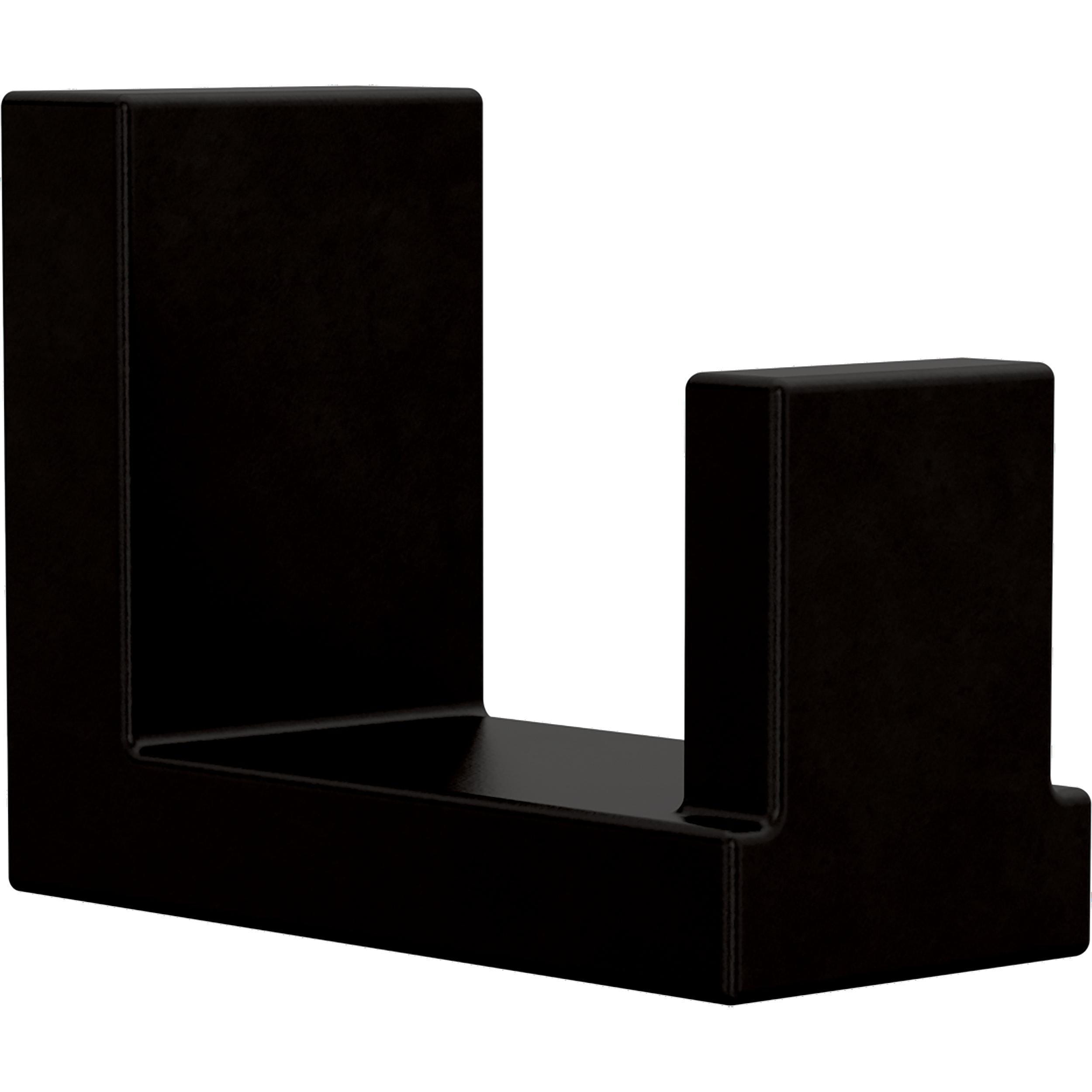 Juego de accesorios de baño decorativo en negro mate de 5 piezas Franklin Brass Beaufort: barra para toallas, porta papel higiénico, argolla para toallas, gancho para batas incluido BFT65-MB