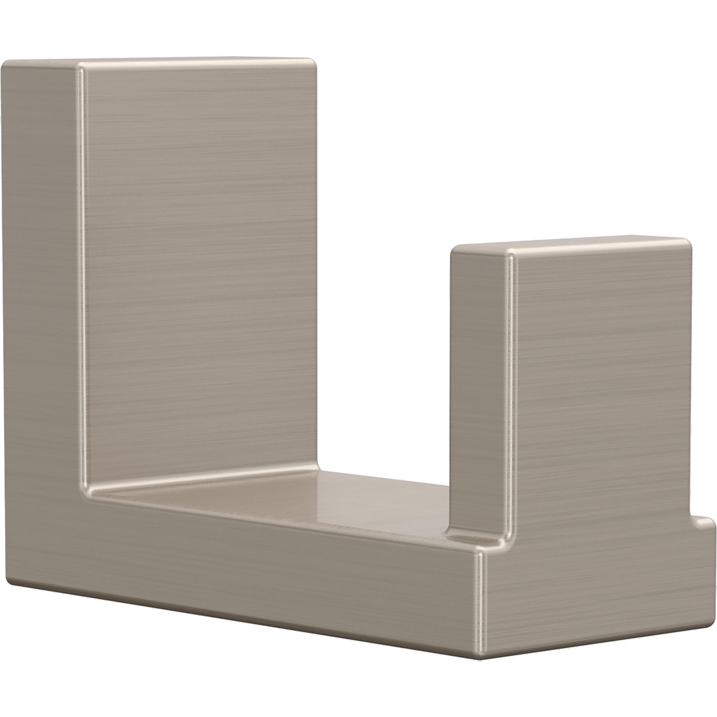 Juego de accesorios de baño decorativos de 5 piezas en níquel satinado Beaufort - Barra para toallas, porta papel, argolla para toallas y gancho para batas incluidos BFT65-BN