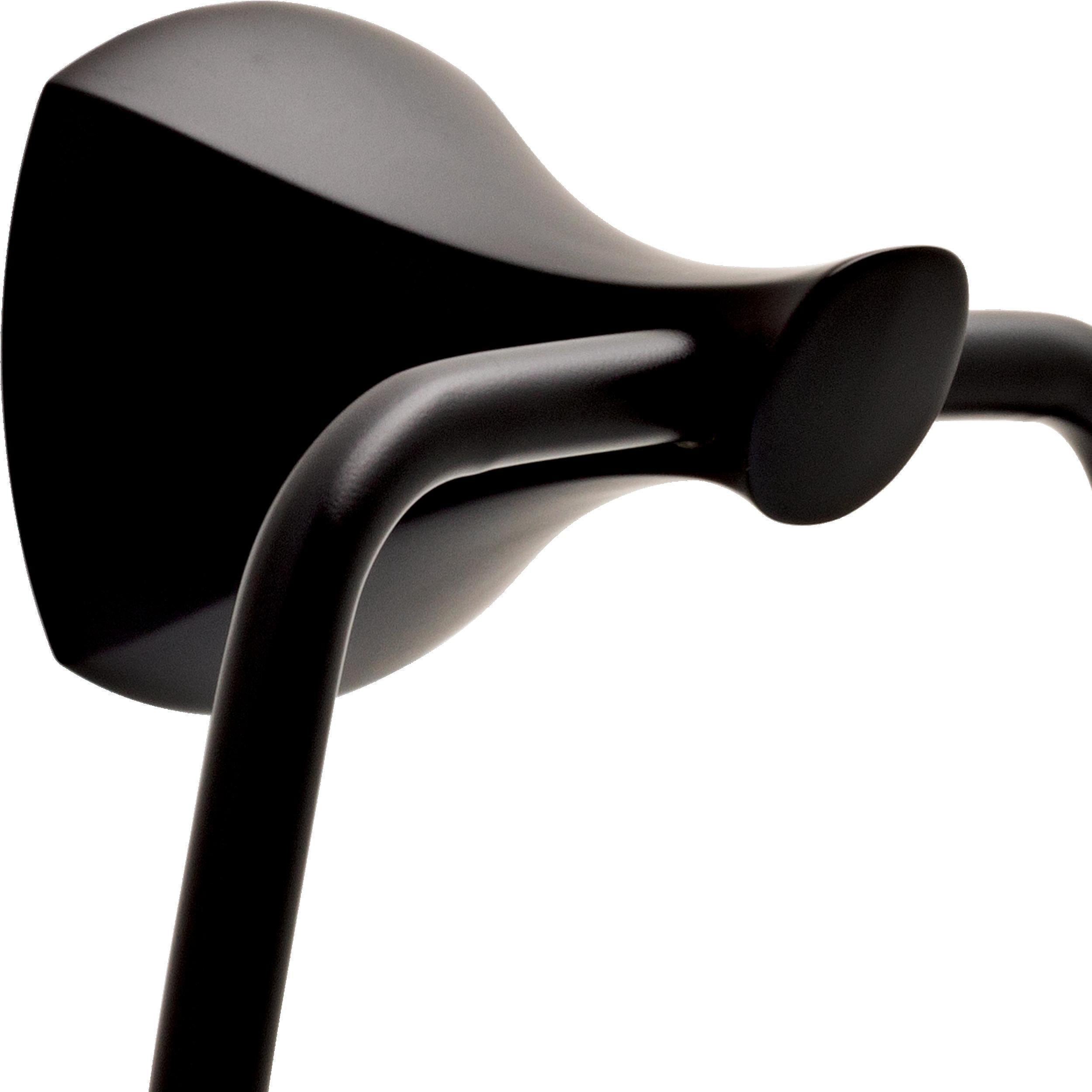 Juego de Accesorios de Baño Decorativos Matte Black de 4 Piezas Delta Sandover - Barra de Toalla, Porta Papel, Argolla de Toalla, Gancho para Bata incluido SAN64-FB-VK