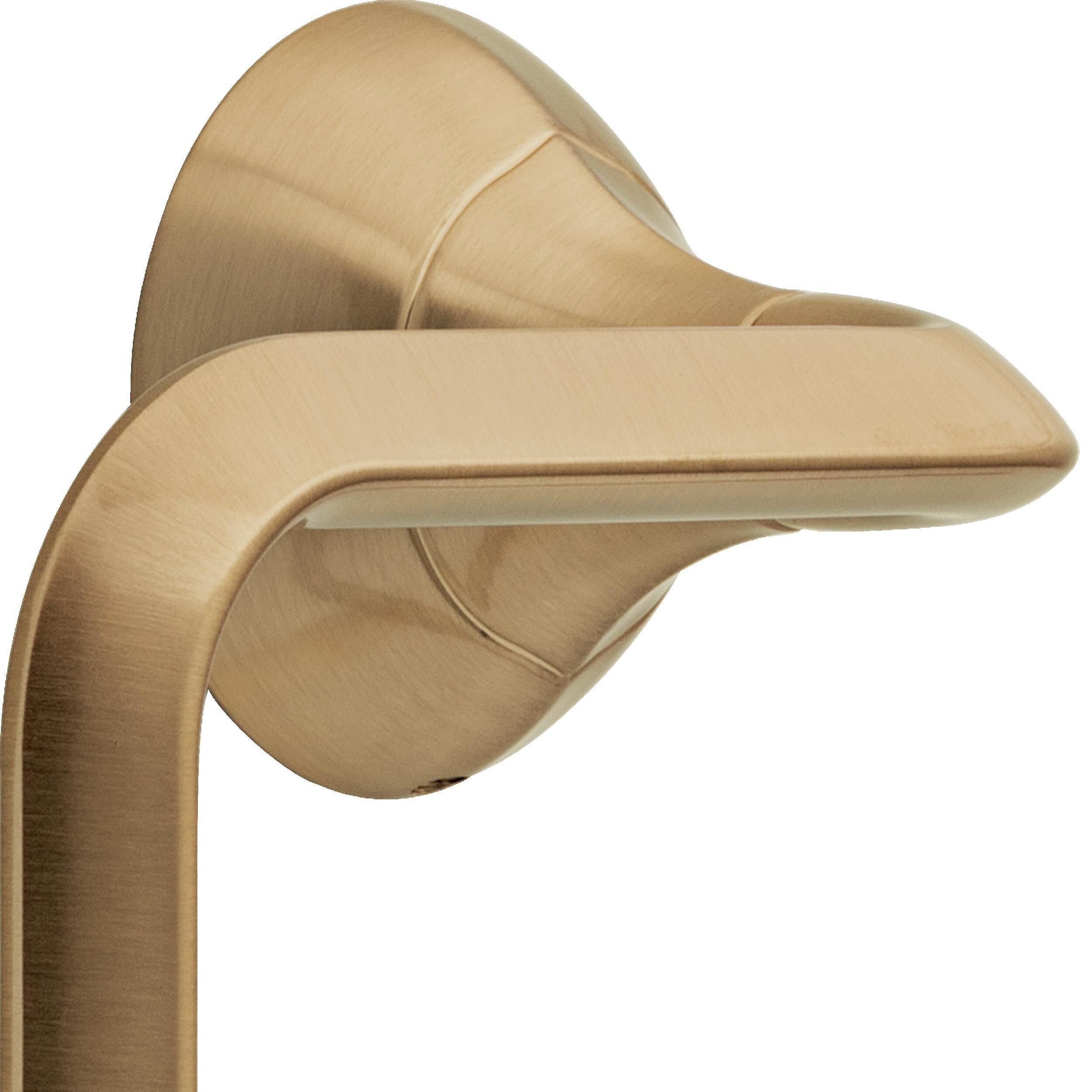 Juego de Accesorios Decorativos para Baño en Bronce Champagne Eldren de 4 Piezas - Porta Papel Higiénico, Argolla para Toallas, Gancho para Batas incluidos ELD64-CZ