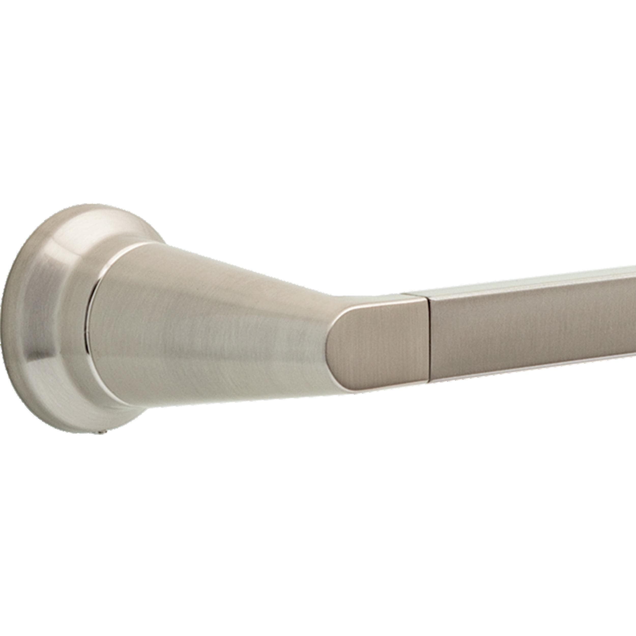 Set de accesorios decorativos para baño en níquel cepillado con tecnología Spotshield de Delta, incluye portarrollos, toallero y gancho para batas (SPR64-BN)