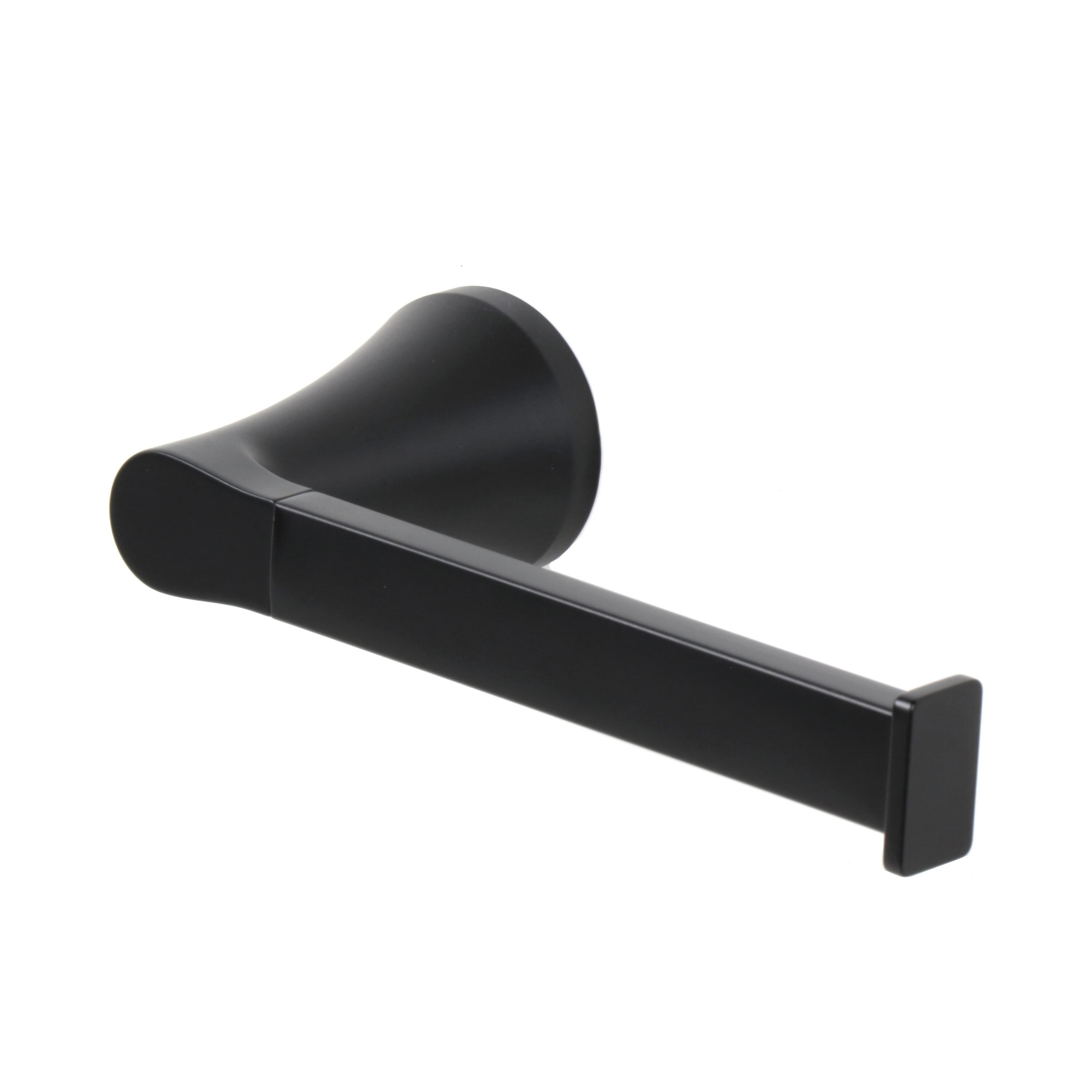 Juego de accesorios decorativos para baño en negro mate de 3 piezas Origin 21: Barra para toallas, argolla para toallas incluidas