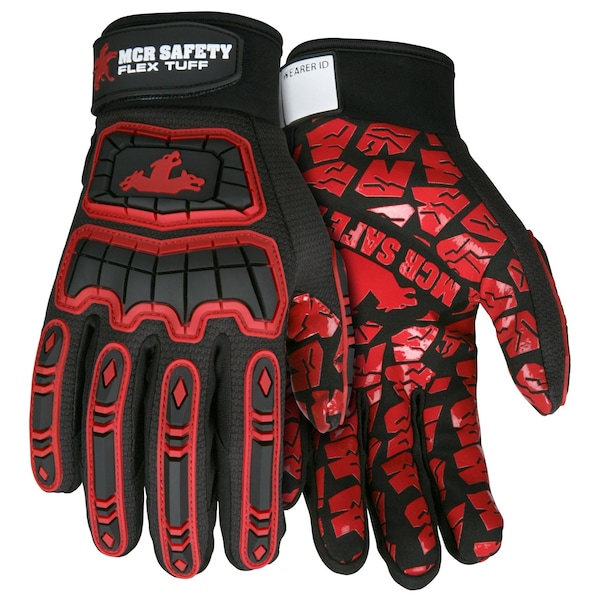 Guantes de seguridad Mcr, FlexTuff Multi-Task TPR, Palma con Huella de Llanta, XXL - FT2905XXL