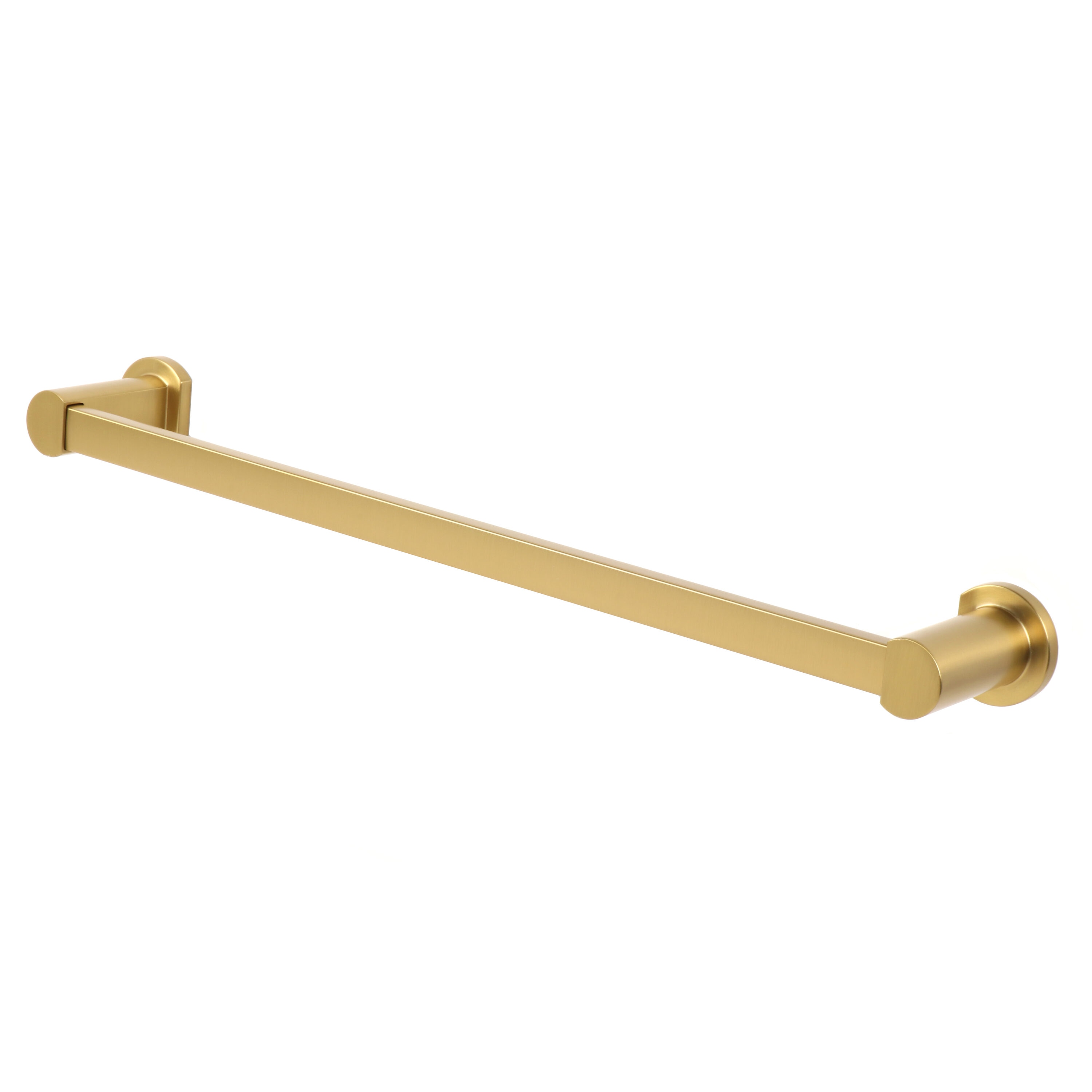 Juego de herrajes para baño decorativo Veda Gold de 3 piezas Origin 21 - Barra para toallas, portapapel y argolla para toallas incluidos