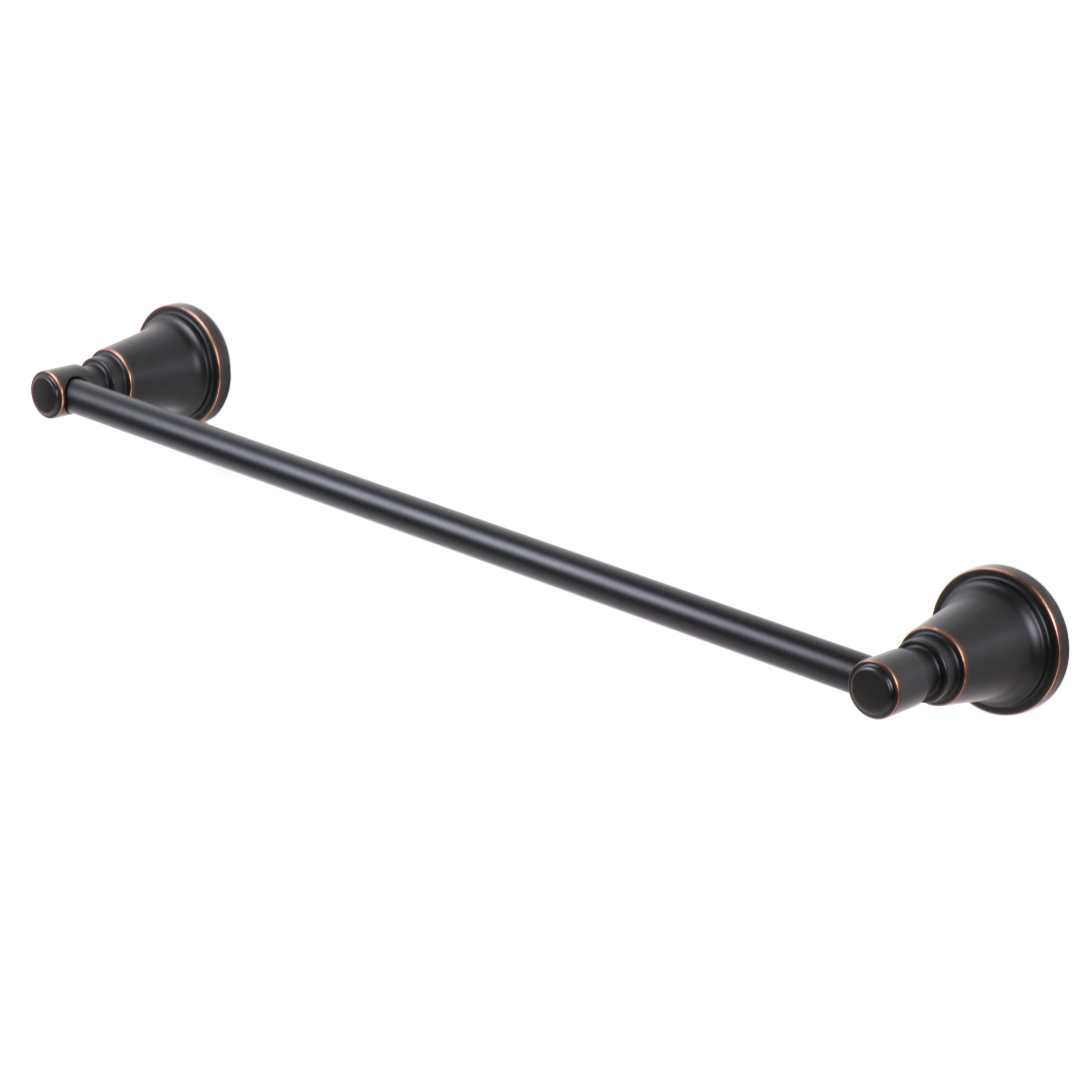 Set de Baño Decorativo de 3 Piezas en Bronce Envejecido Townley por allen + roth - Barra de Toallas, Portarrollos de Papel y Argolla para Toallas incluidos BTH-033-R8004-ORB